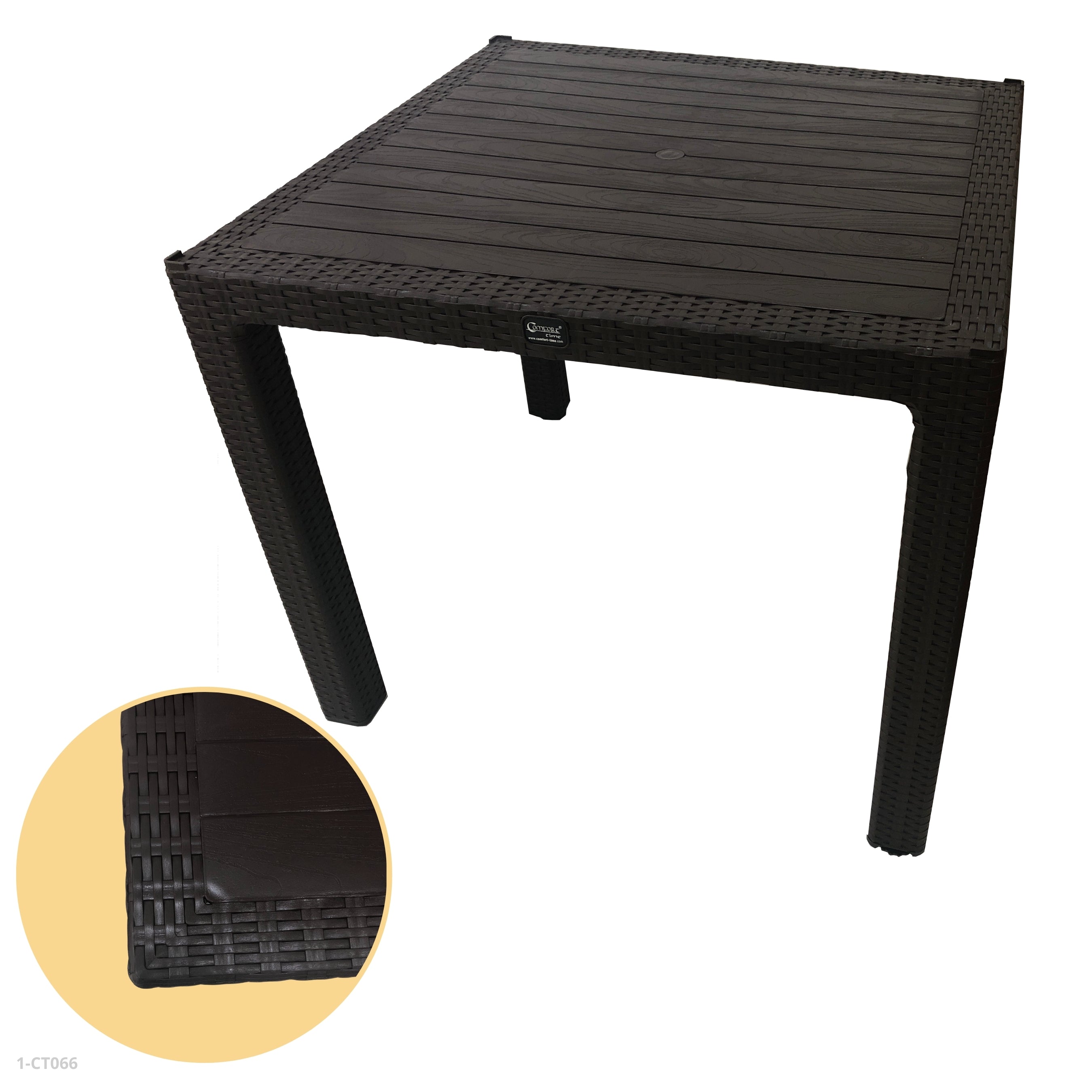 MESA BEGONVIL RATTAN CHOCOLATE