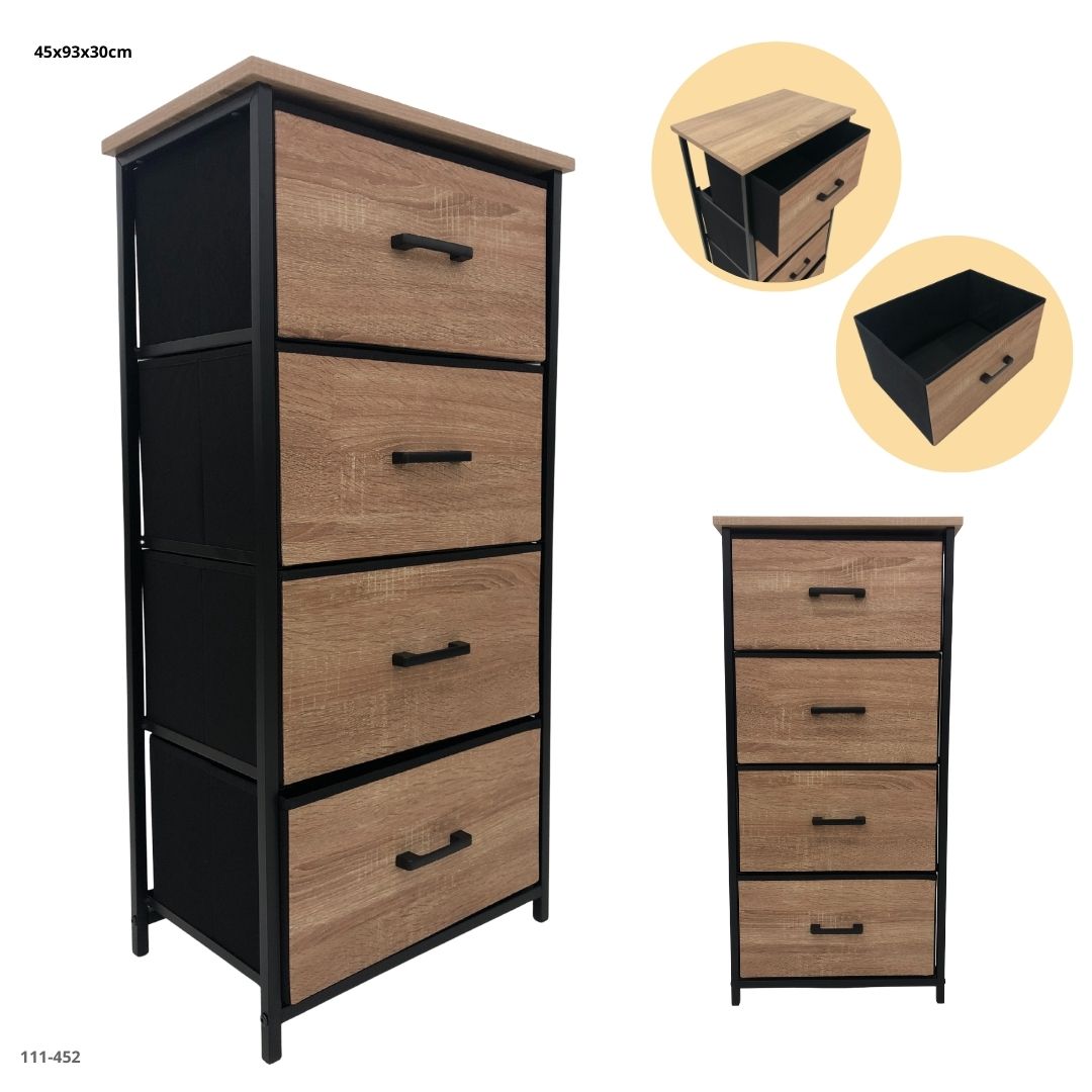 GAVETERO 4 GAVETAS 45*93*30CM