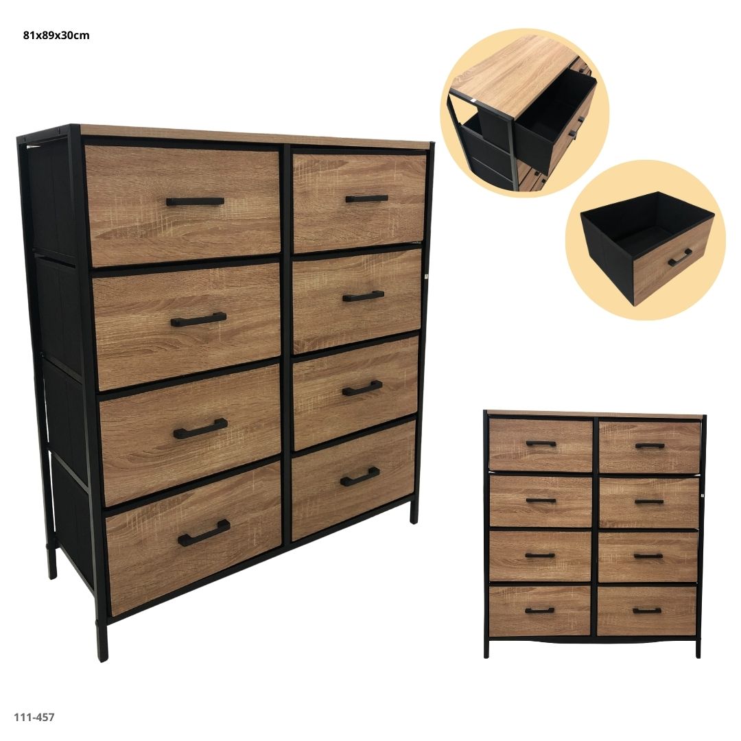 GAVETERO 8 GAVETAS 81*89*30CM