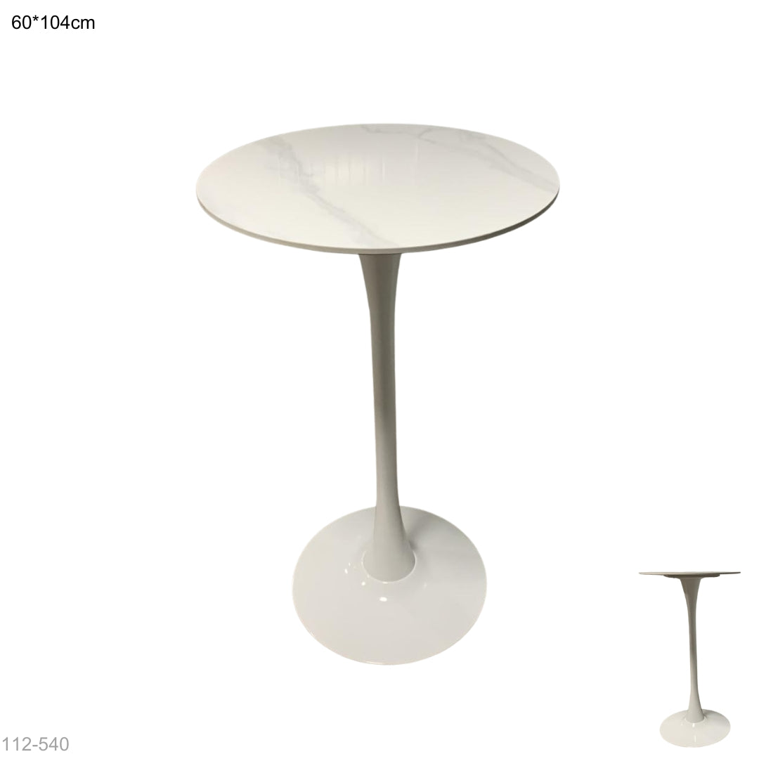 MESA DE BAR BLANCA 60*104.5CM