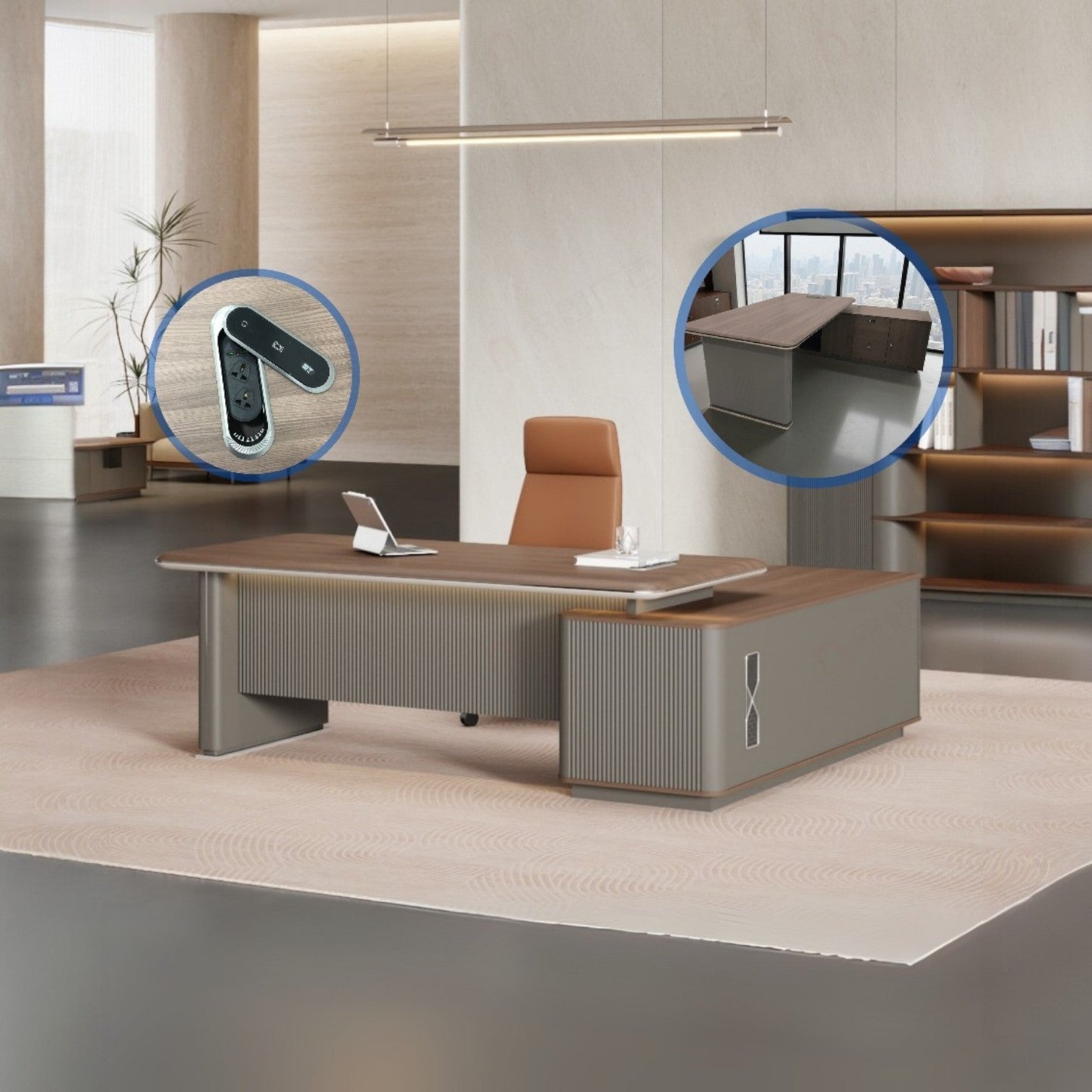 MESA DE OFICINA 220*180*76