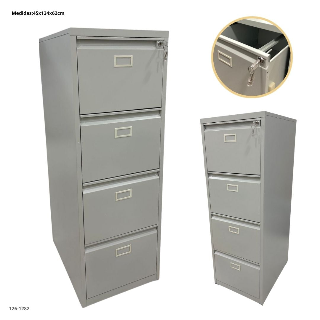 ARCHIVADOR METALICO 4 GAVETAS PLEGABLE