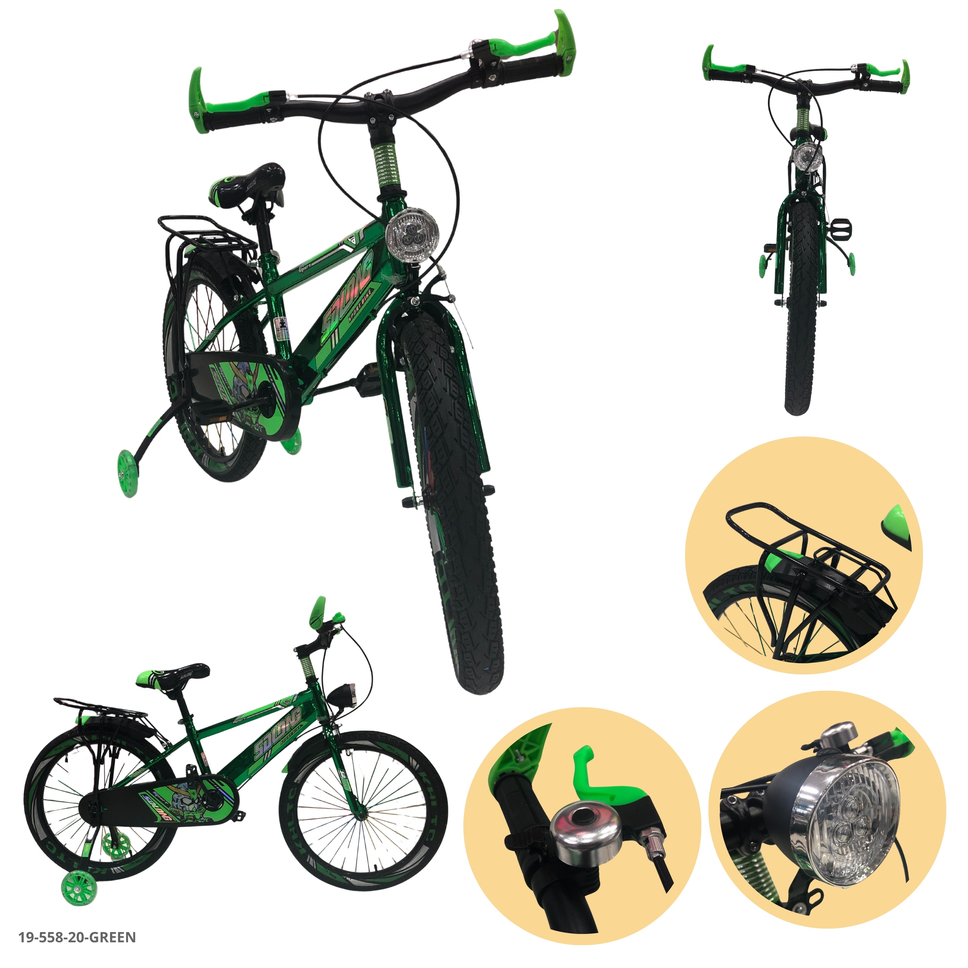 BICICLETA VERDE 20"