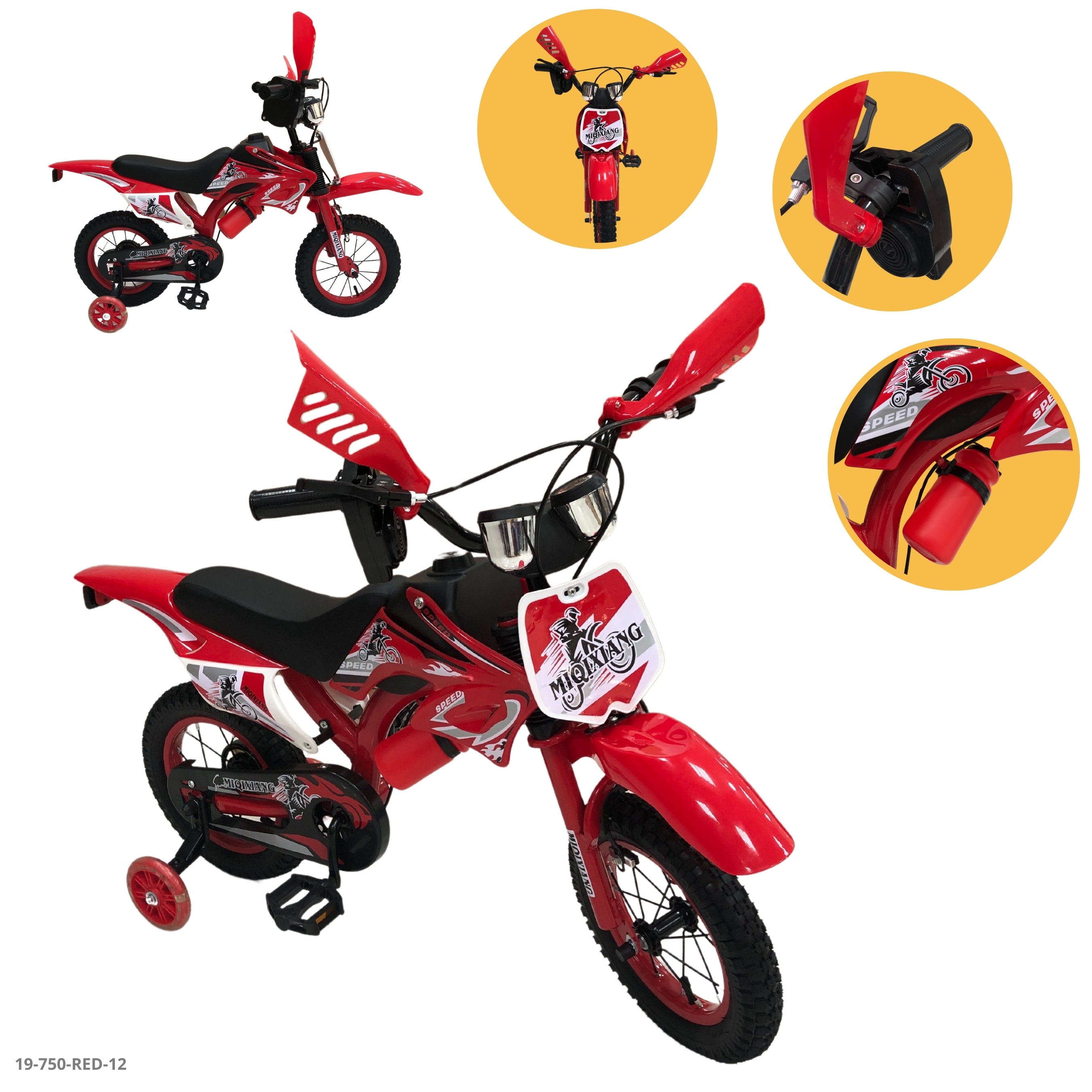 MOTOBIKE ROJA 12"