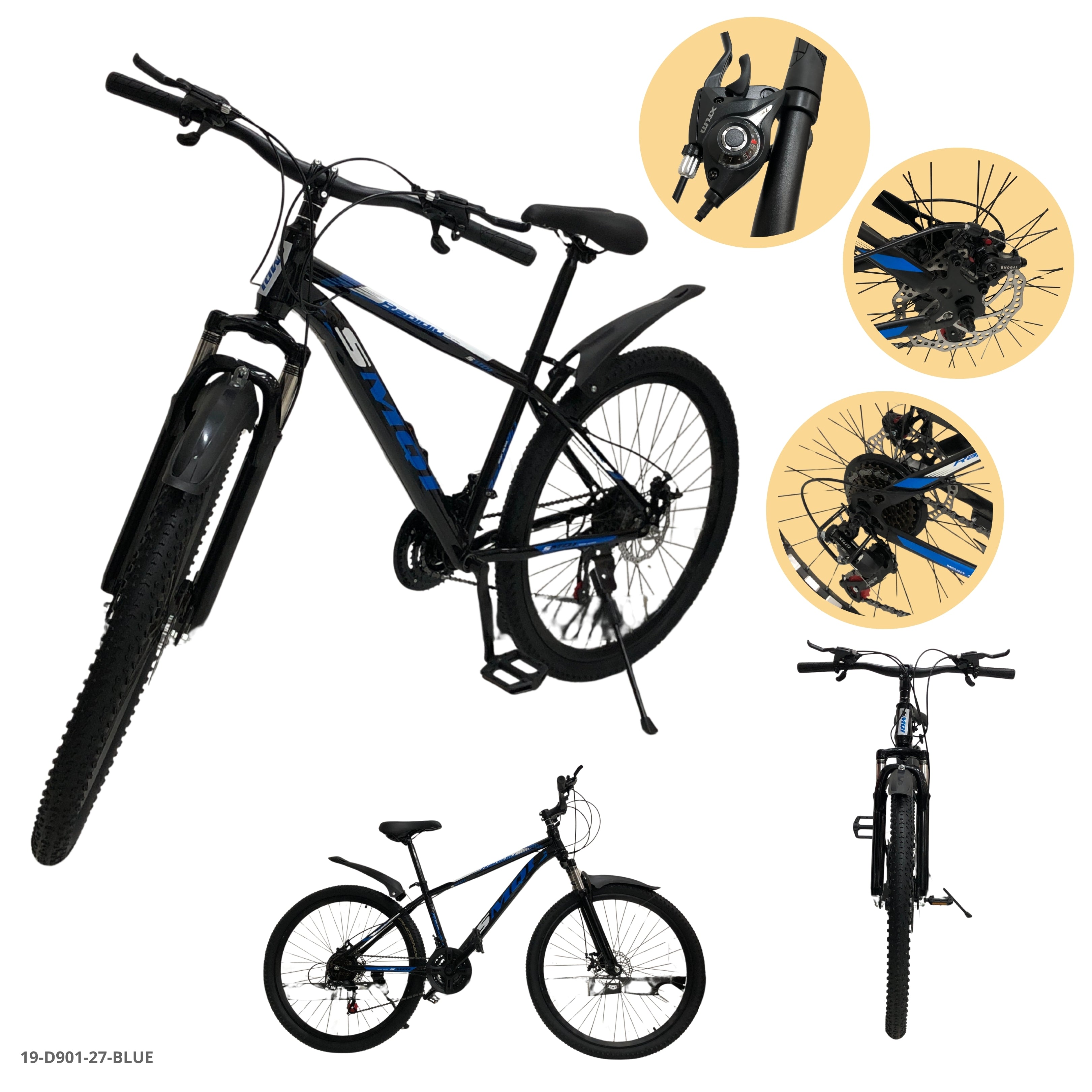 BICICLETA AZUL 27.5"