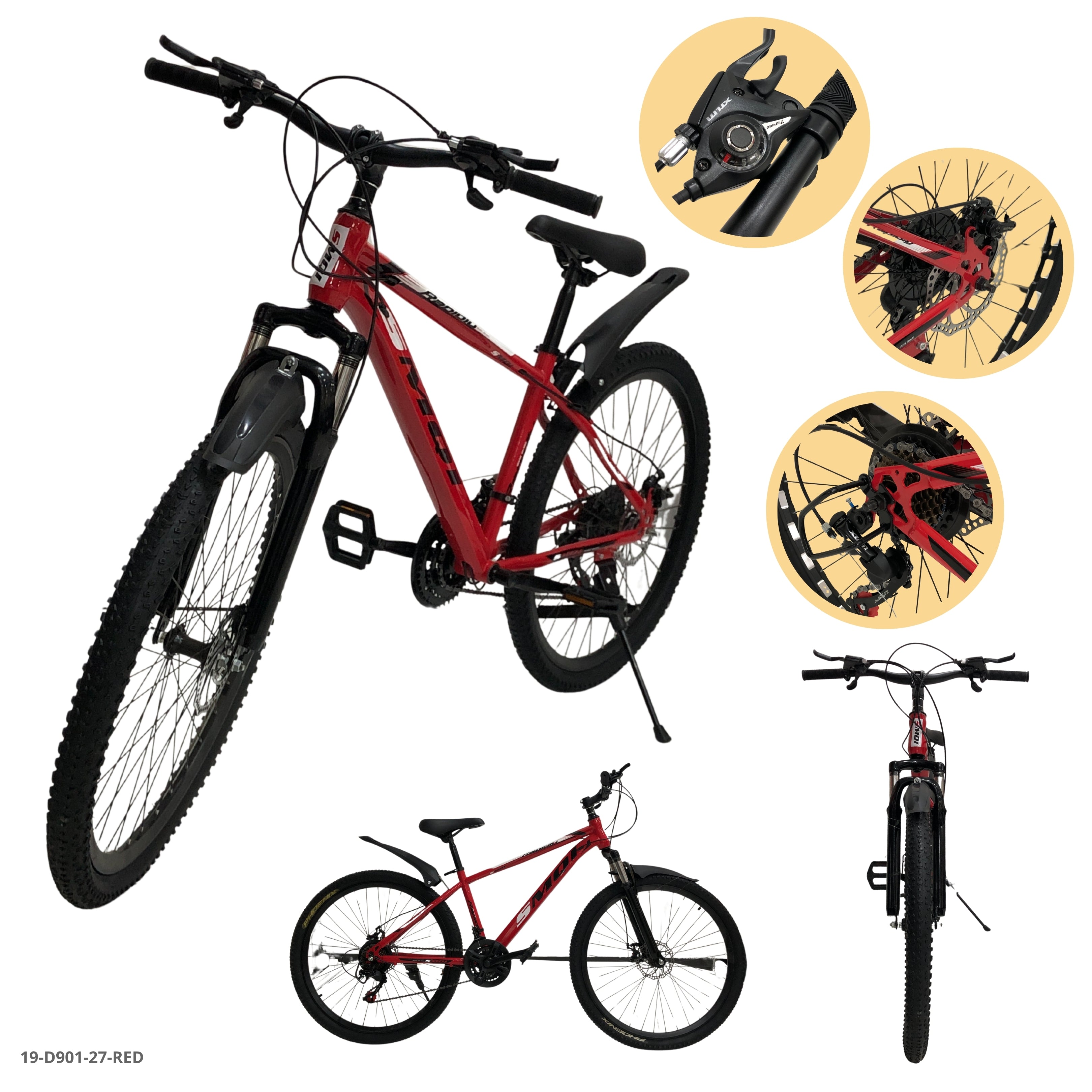 BICICLETA ROJA 27.5"