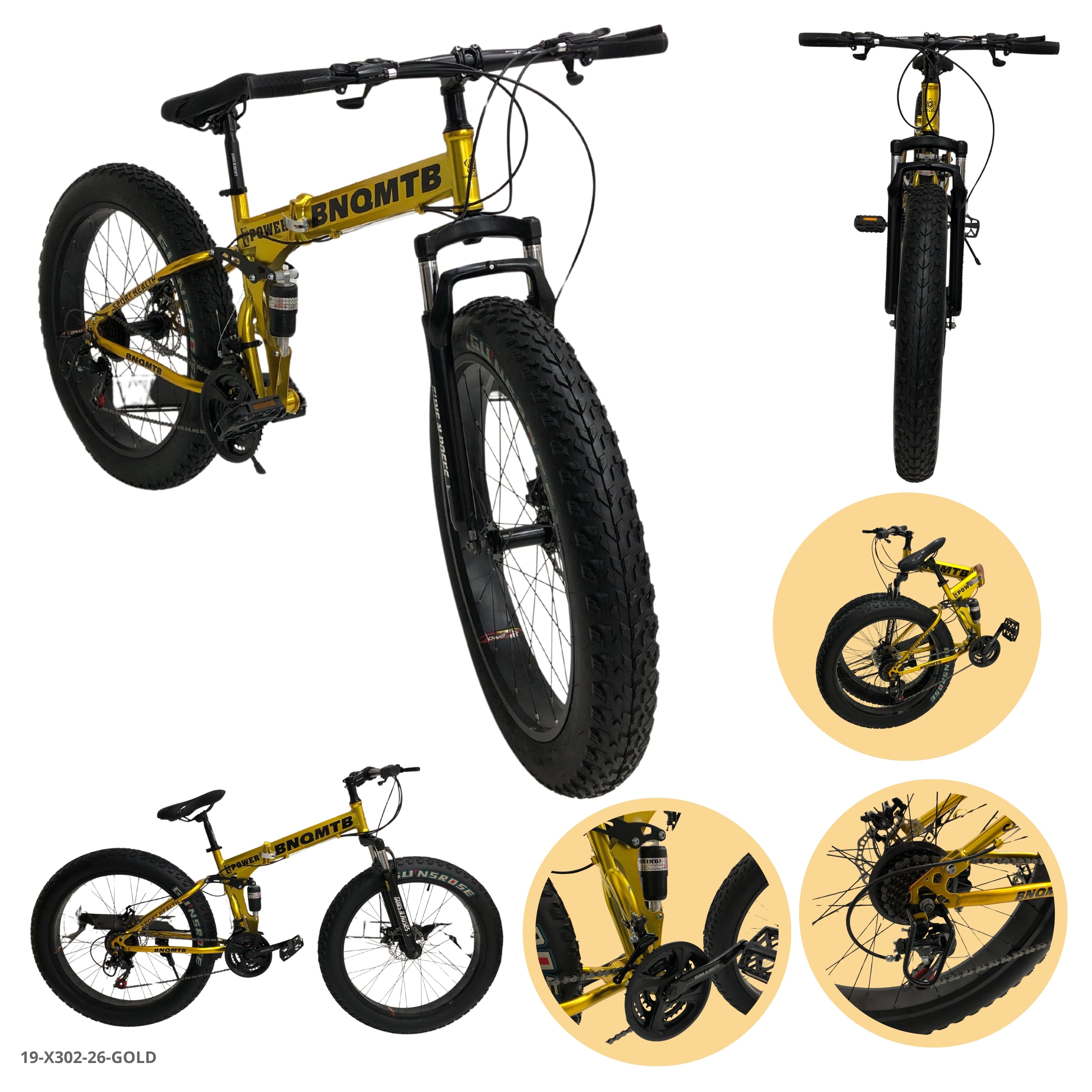 BICICLETA DORADA 26"