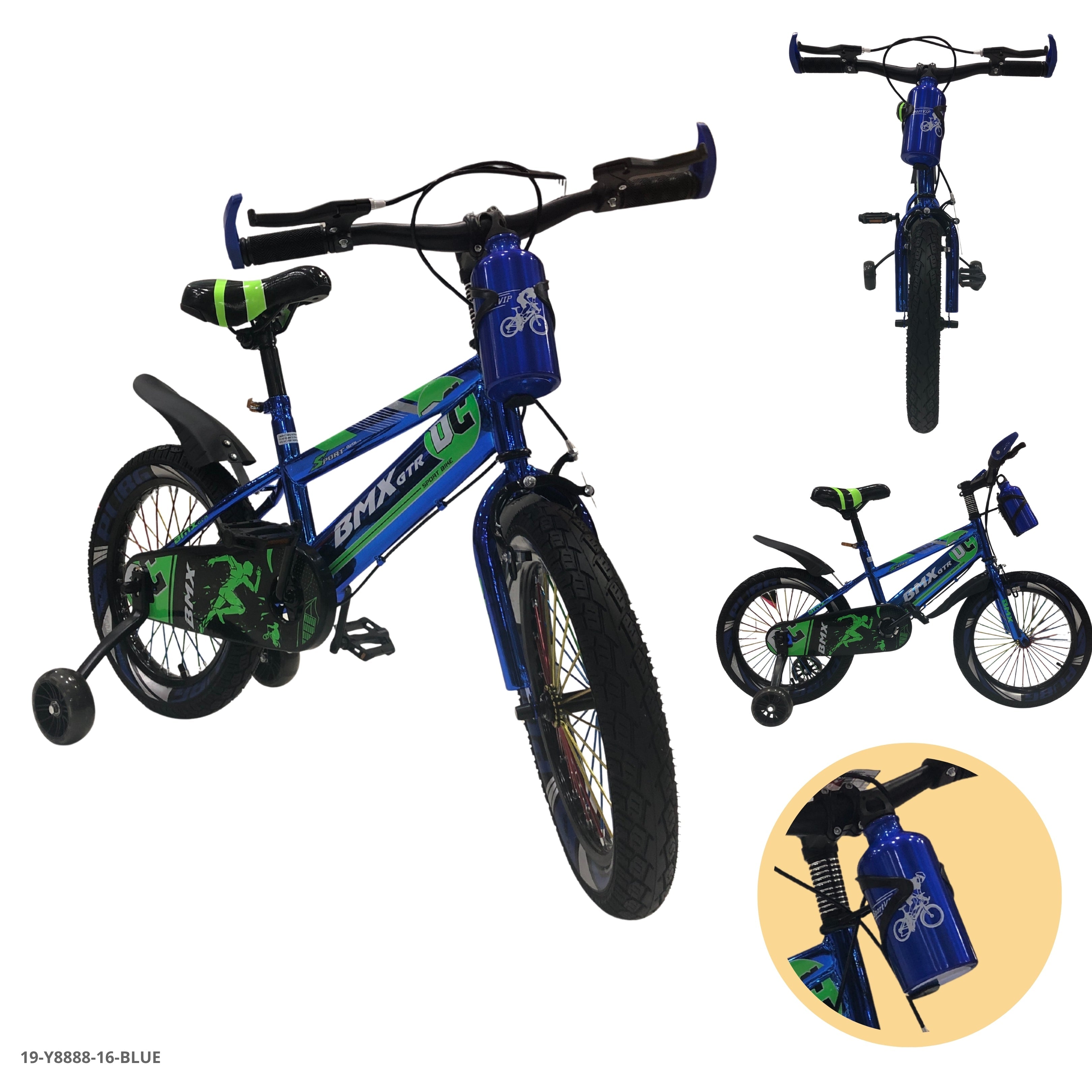 BICICLETA AZUL 16" C/TERMO