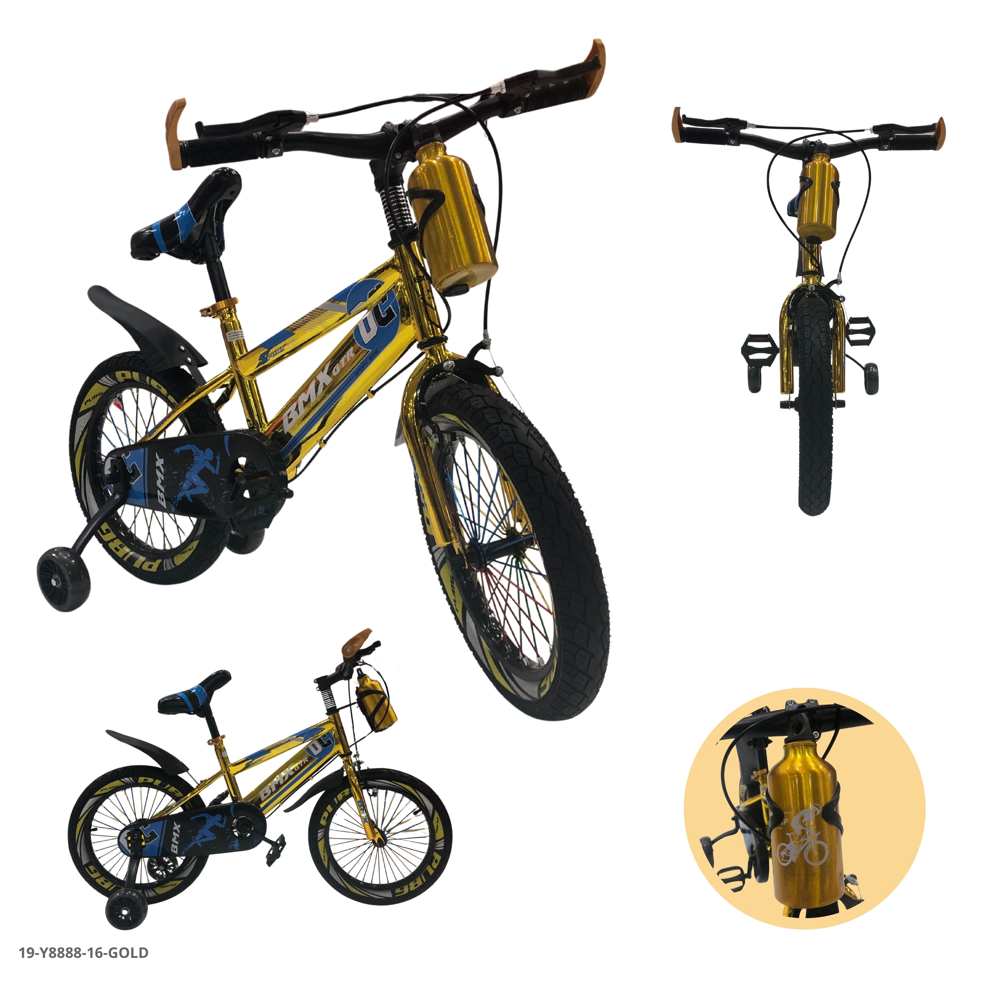 BICICLETA DORADA 16" C/TERMO