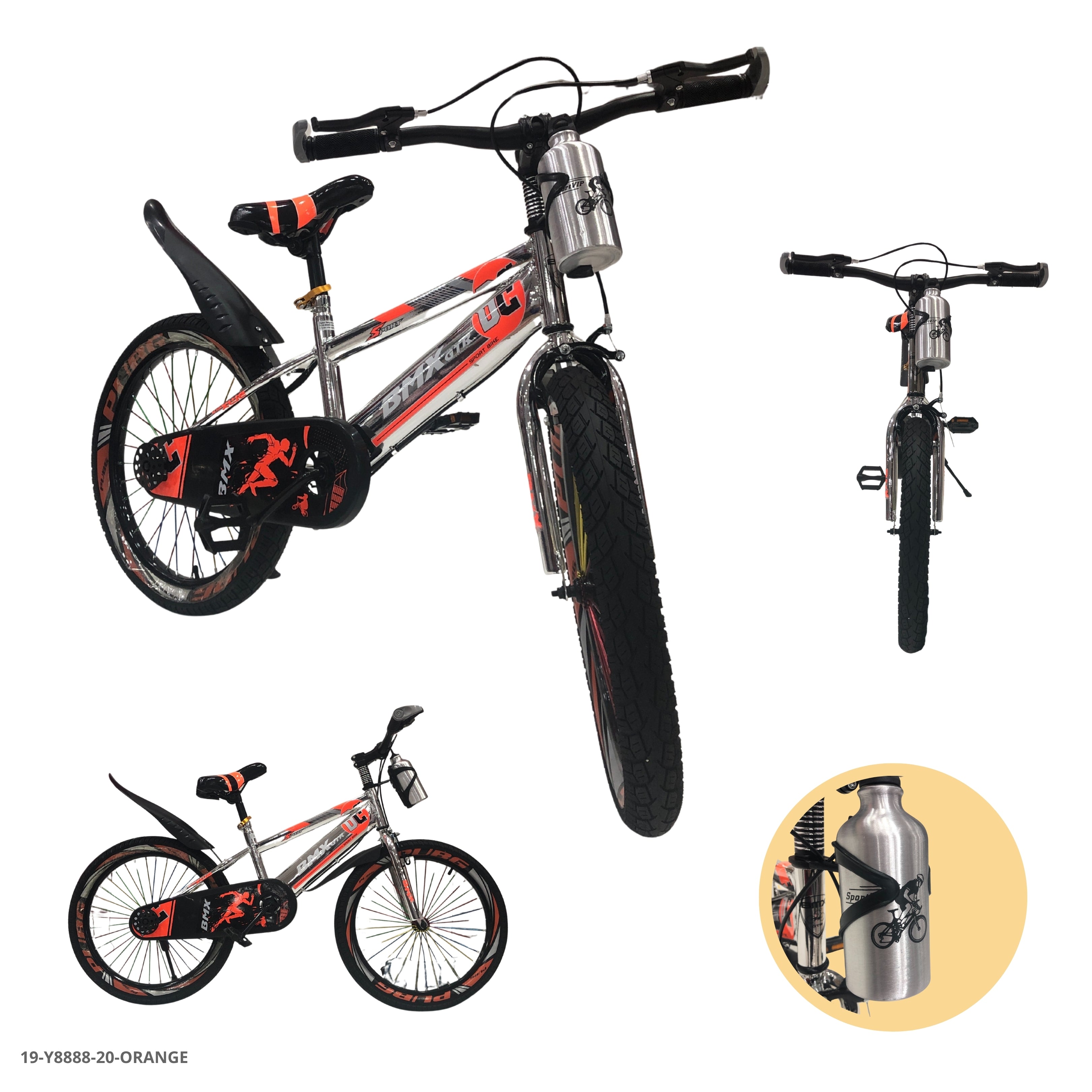 BICICLETA NARANJA 20" C/TERMO