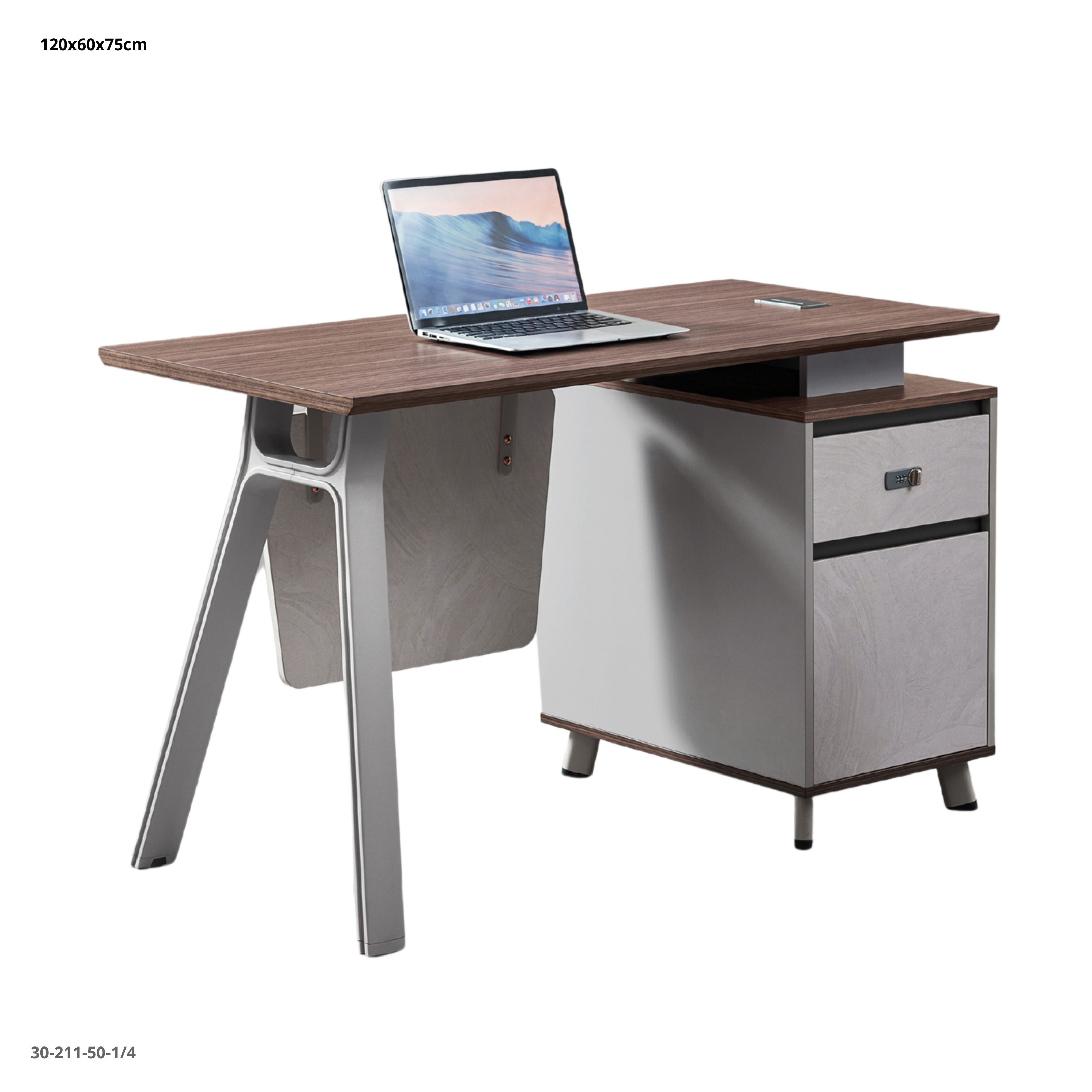 ESCRITORIO 120*60*75CM CON GABINETE