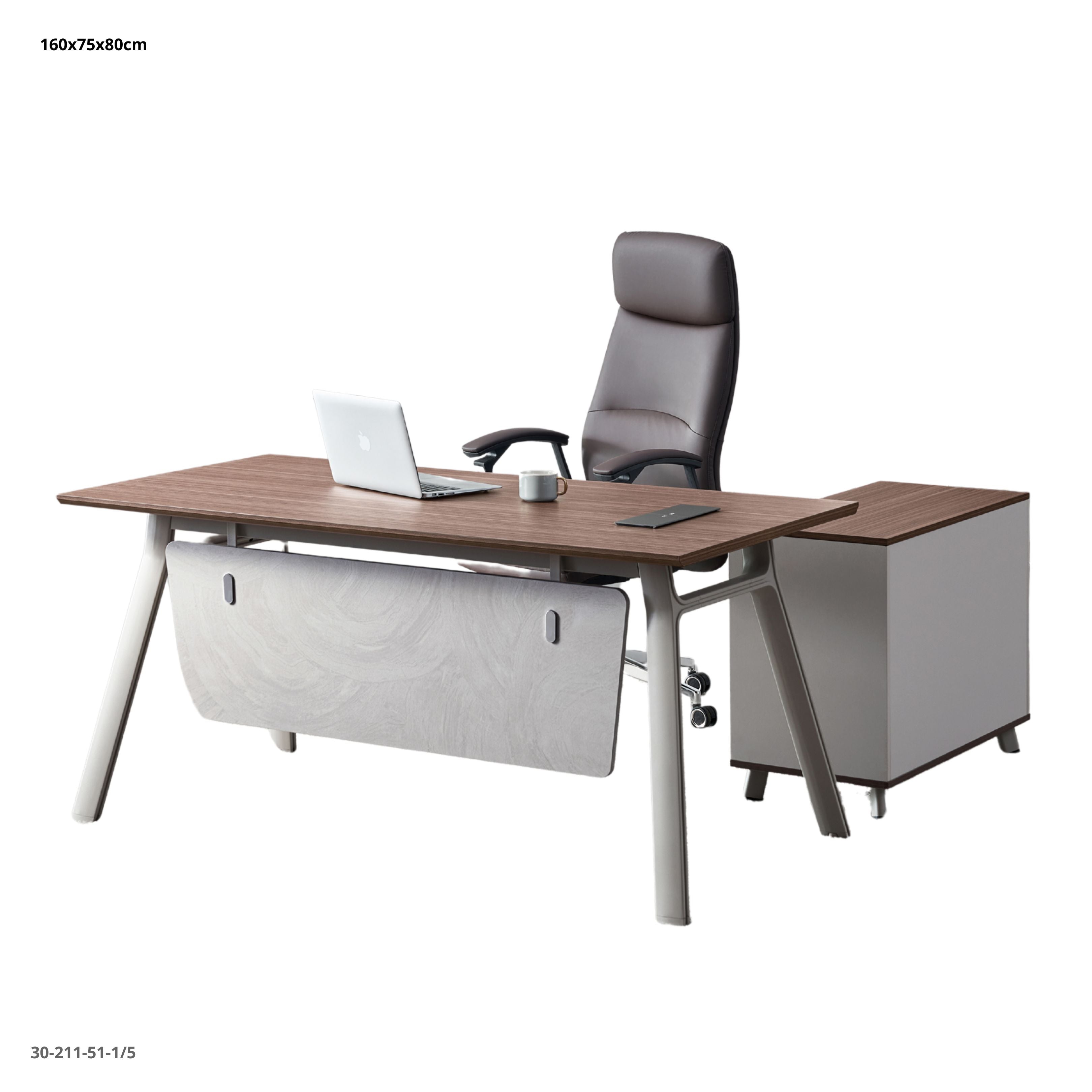 ESCRITORIO 160*80*75CM CON GABINETE