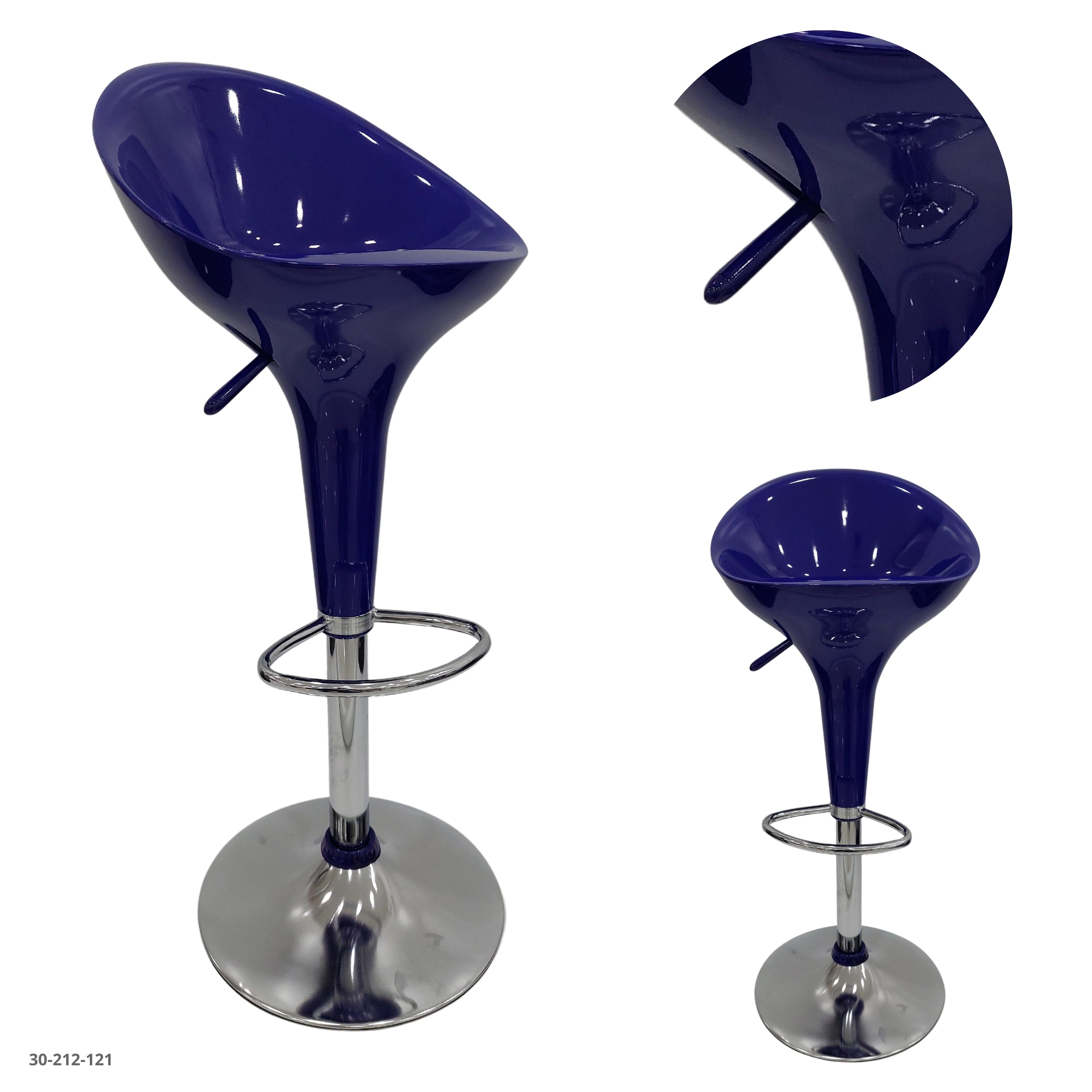 SILLA DE BAR ACRILICO ROYAL