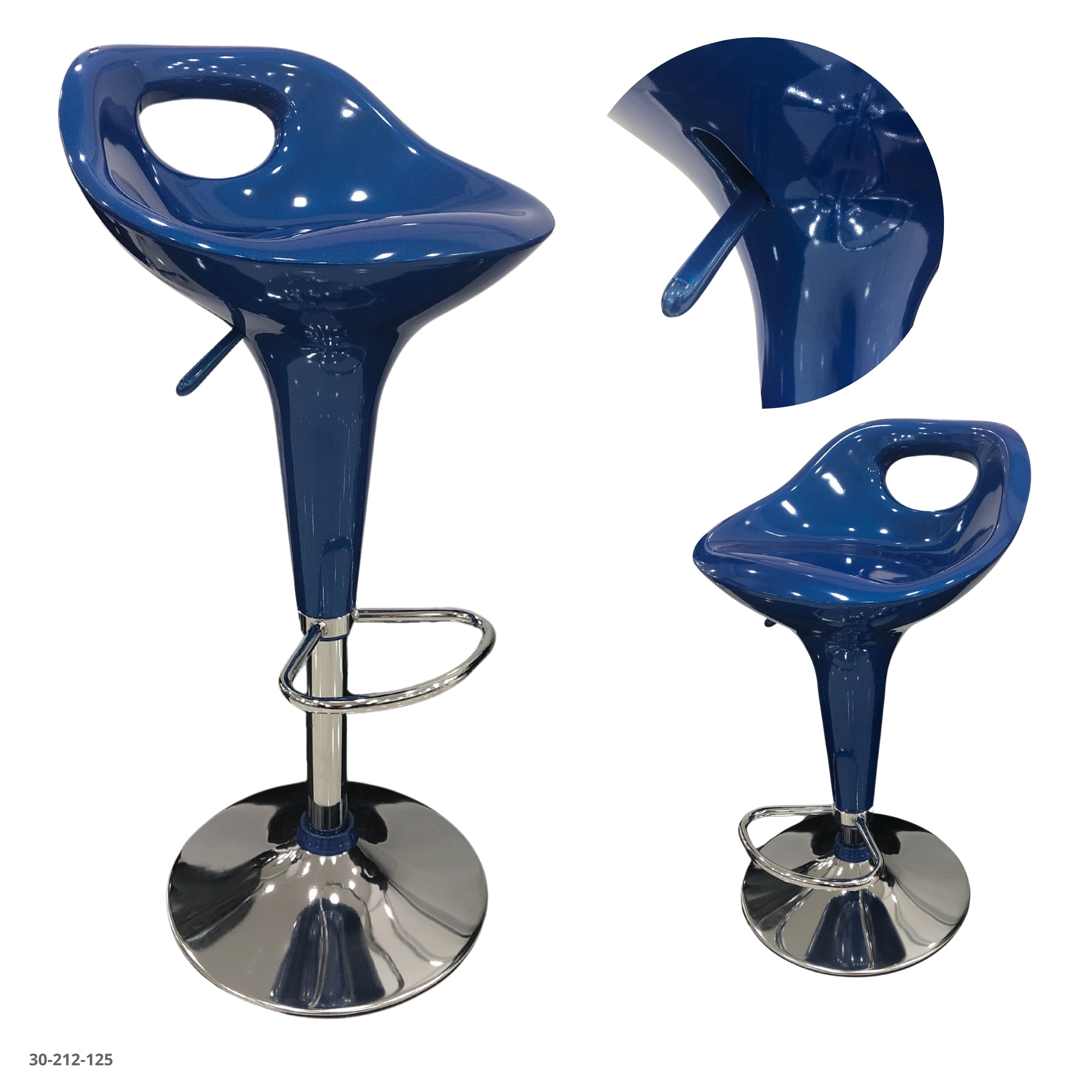SILLA DE BAR ROYAL BLUE