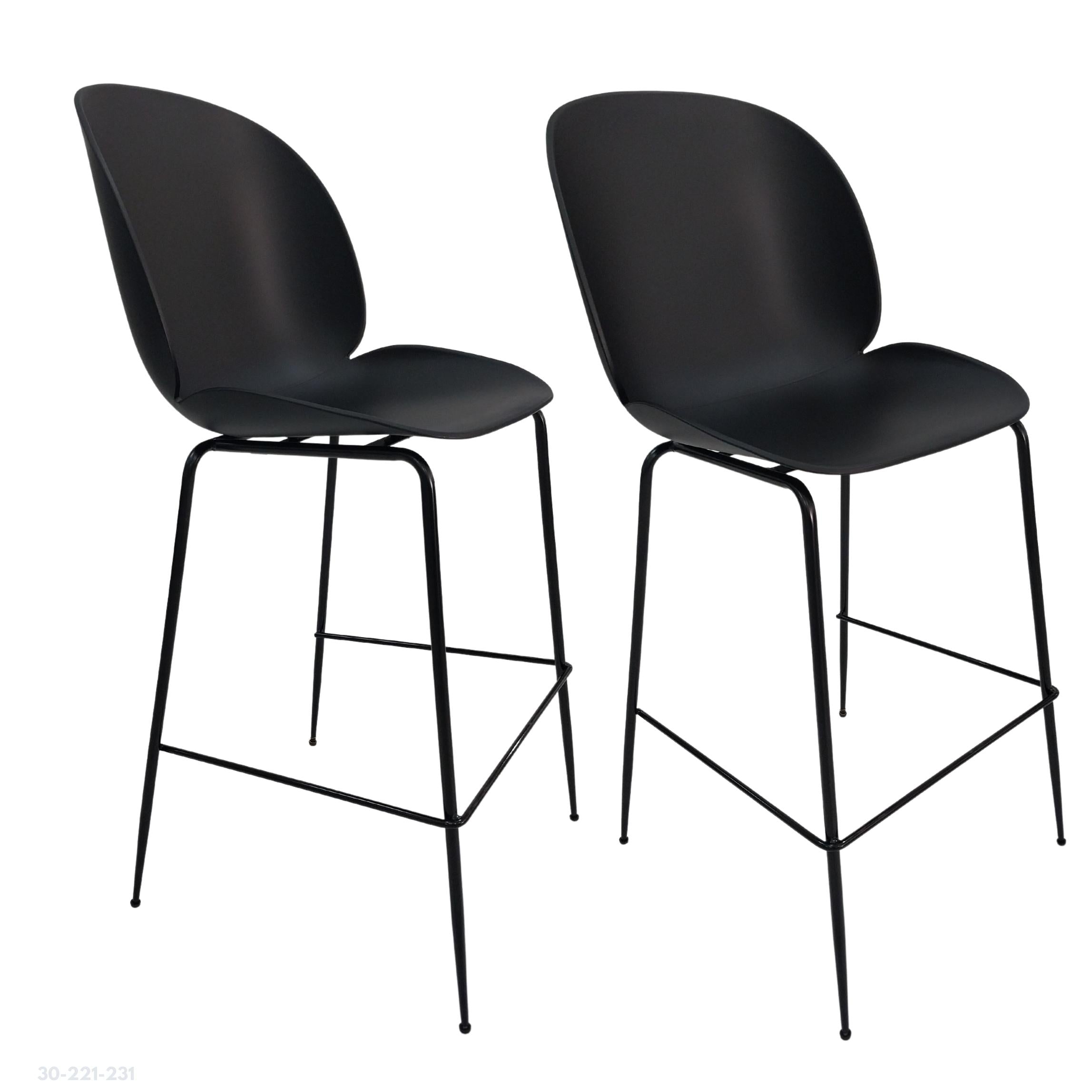 SILLA DE BAR MODERNA NEGRO