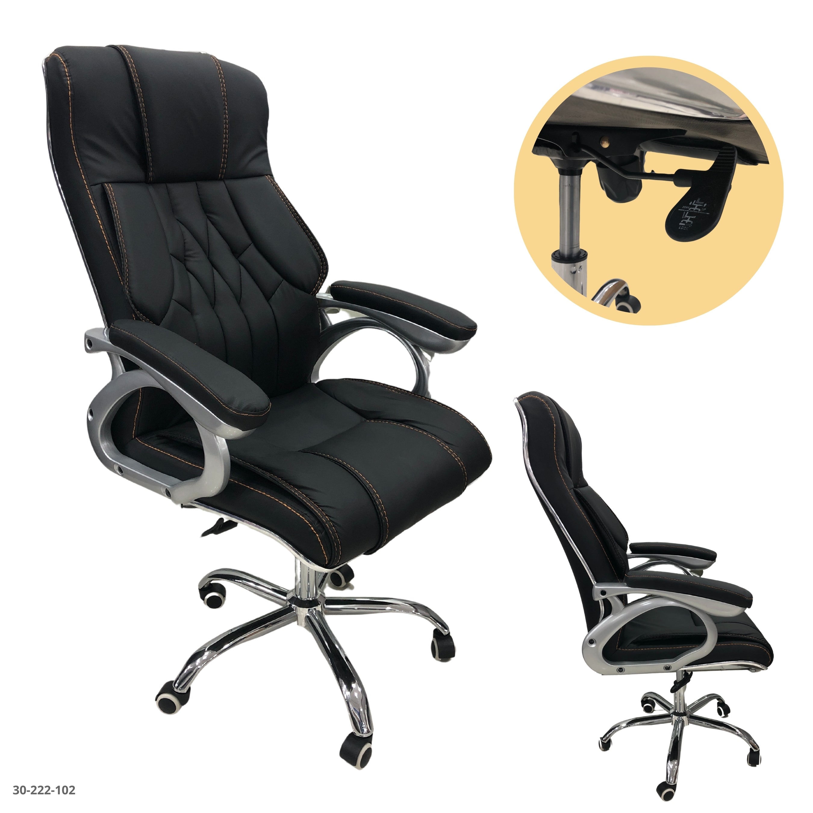 SILLA DE OFICINA NEGRA