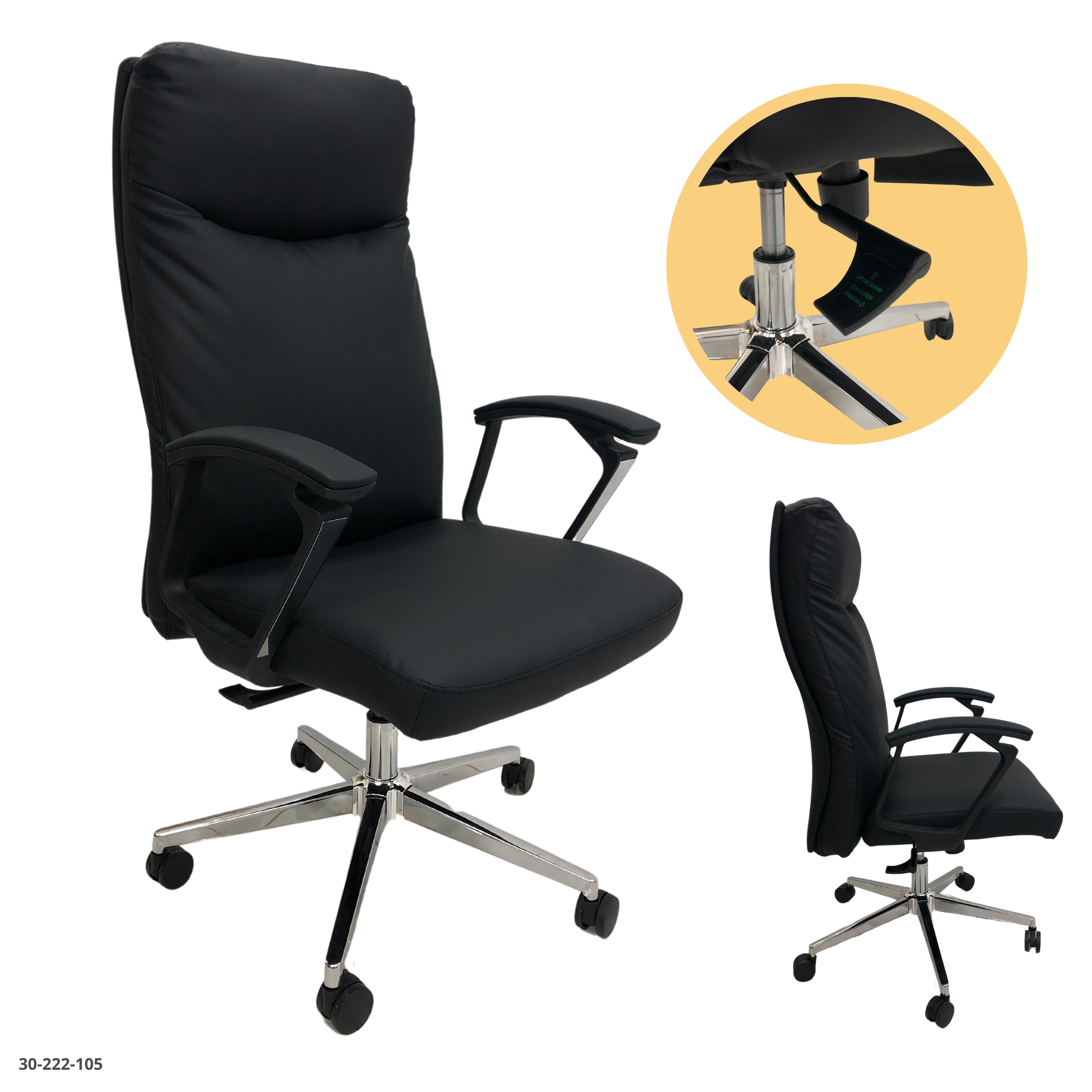 SILLA DE OFICINA NEGRA