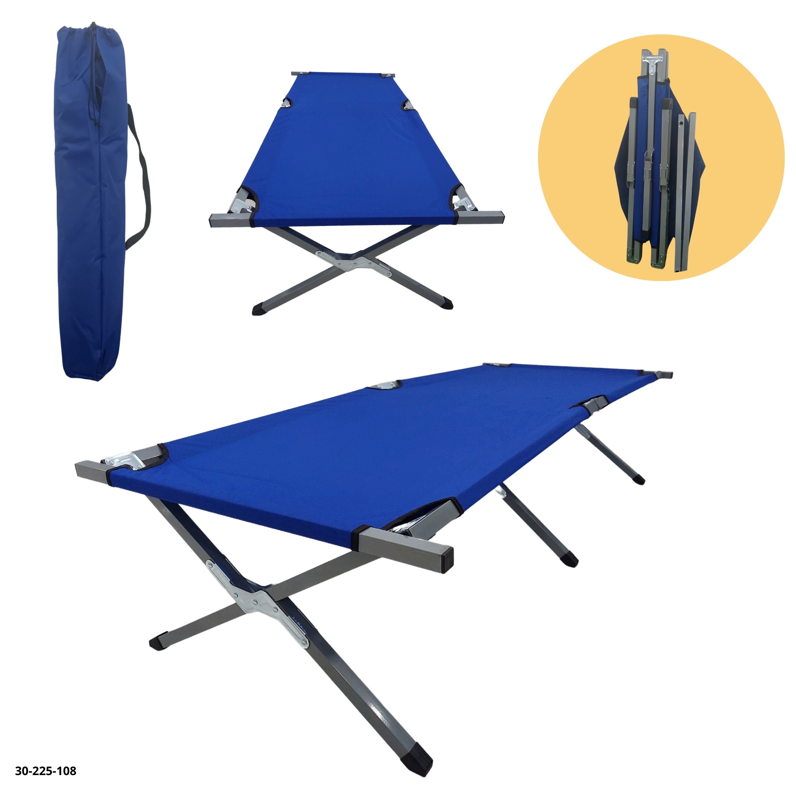 SILLA CAMA AZUL ROYAL