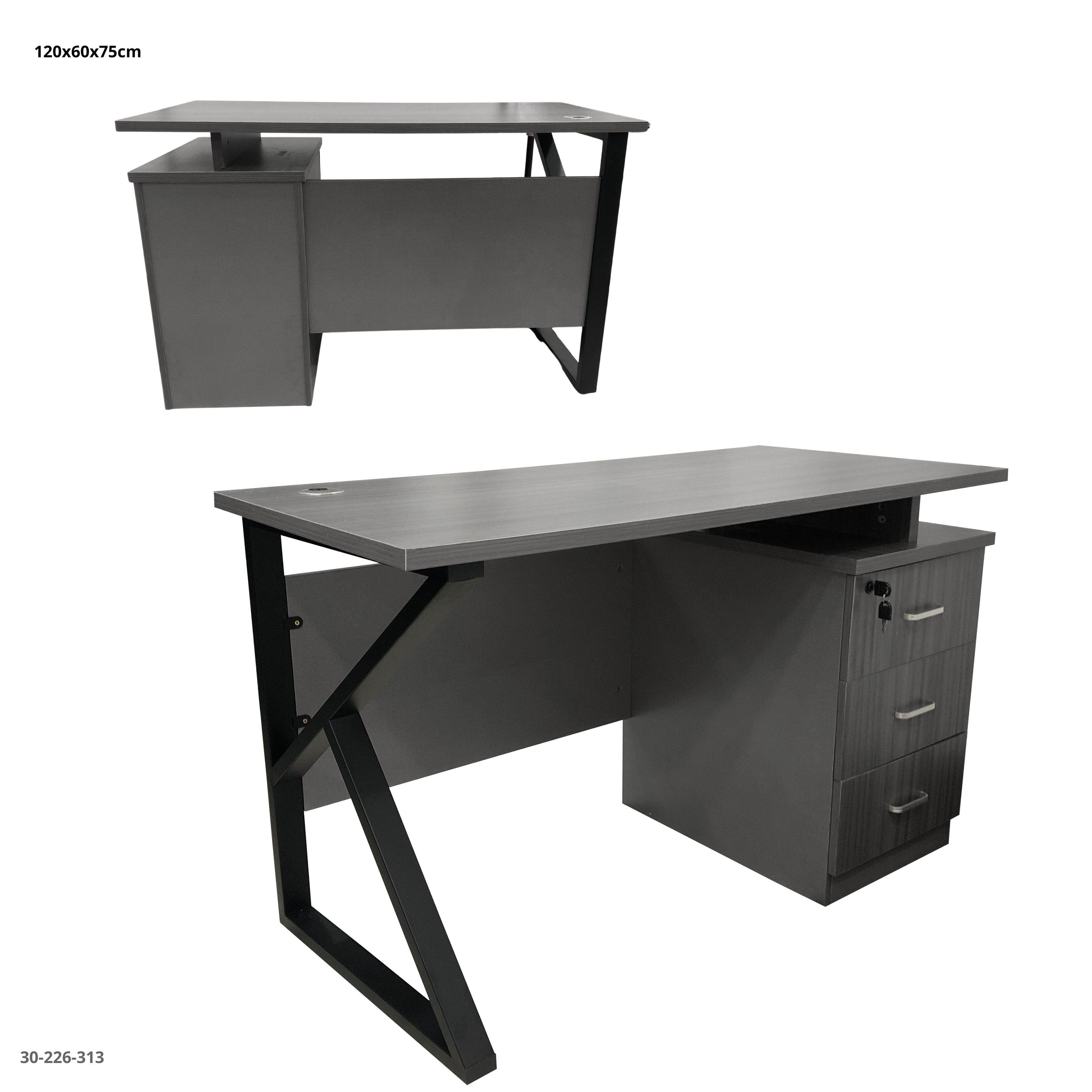 ESCRITORIO DE OFICINA 120*60*75 C/GABINETE 1