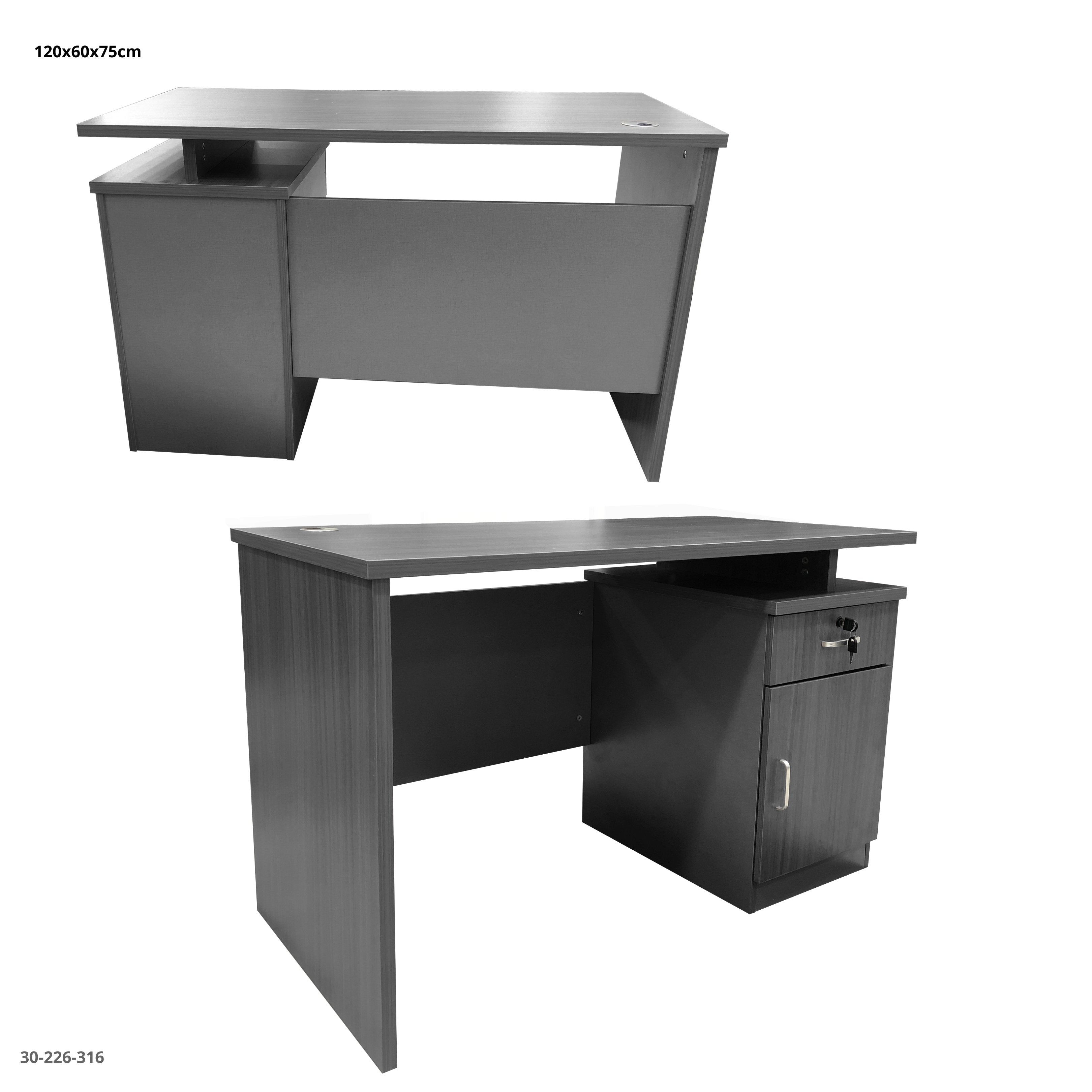 ESCRITORIO DE OFFICINA 120*60*75CM C/GABINETE