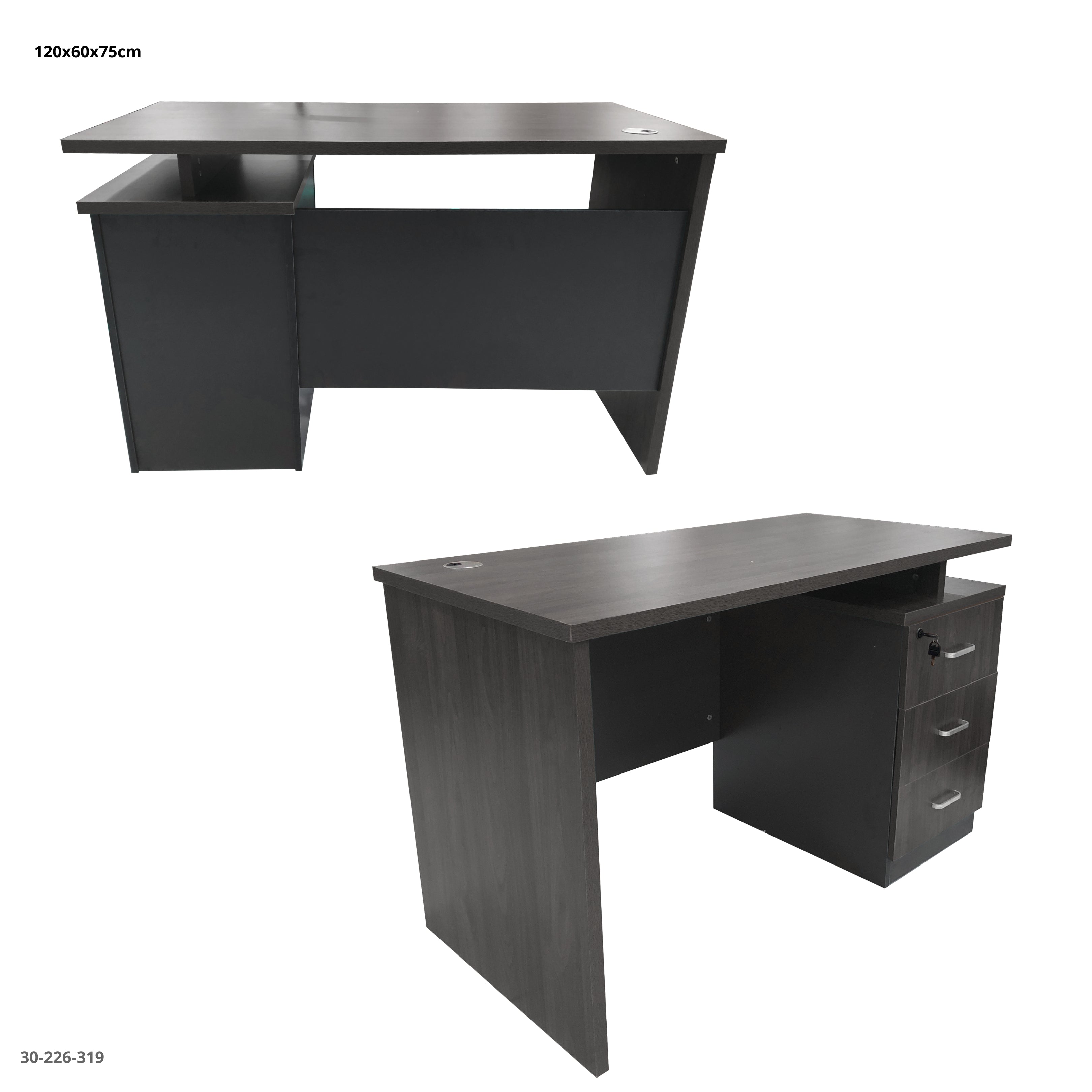 ESCRITORIO DE OFFICINA 120*60*75CM C/GABINETE 1