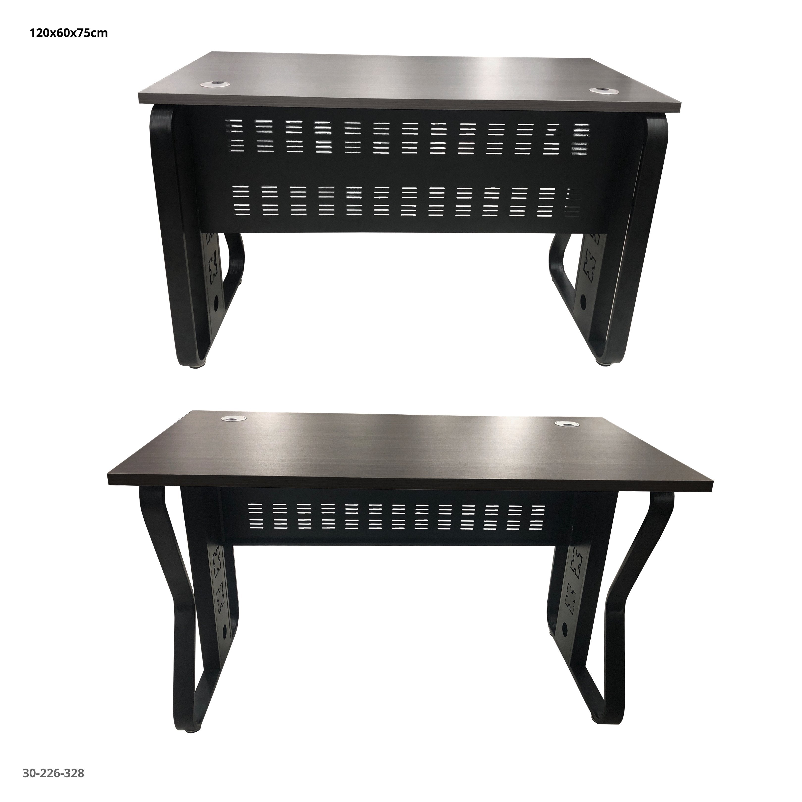 ESCRITORIO C/PASA CABLE 120*60*75