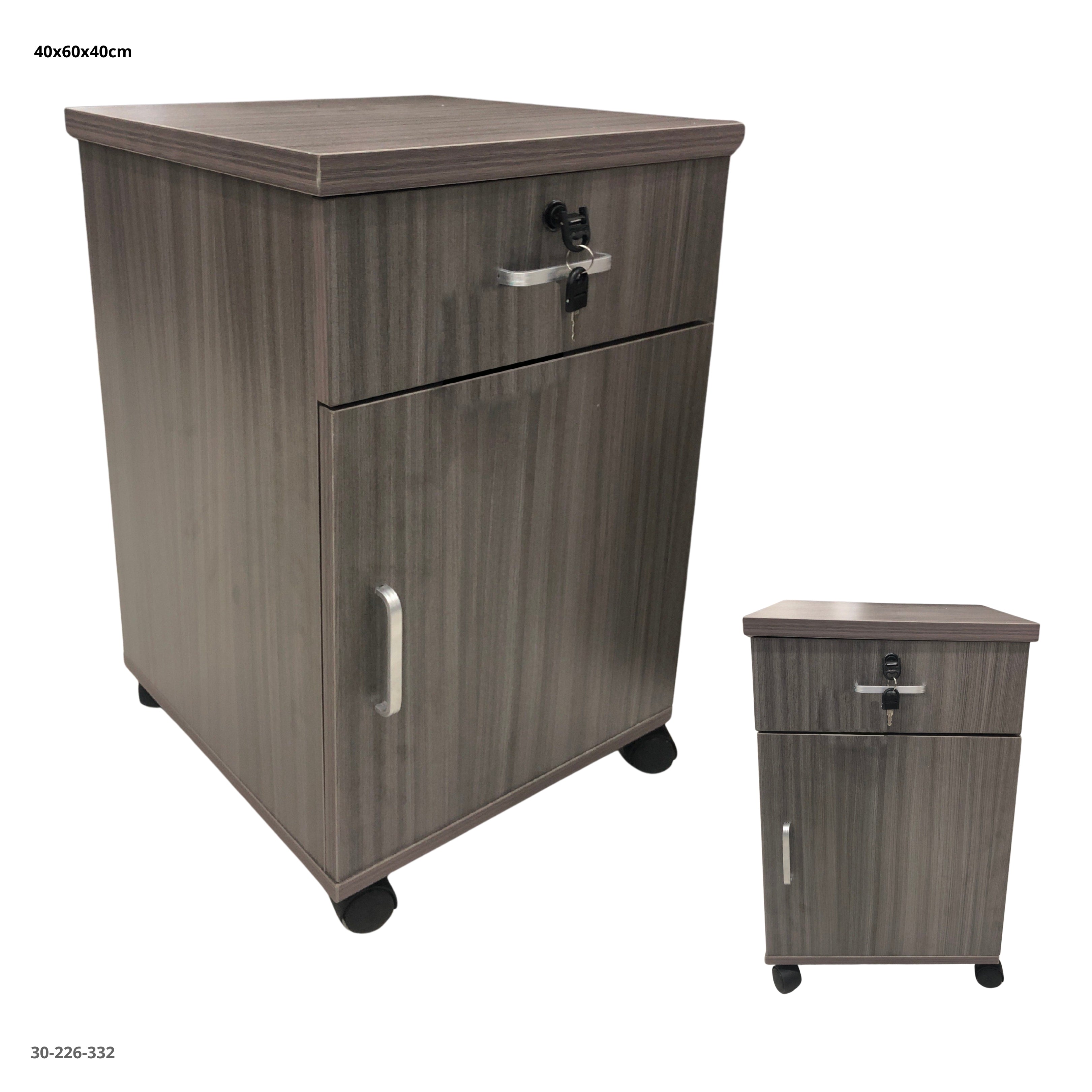 GABINETE DE OFICINA 2 GAVETAS 40*40*60