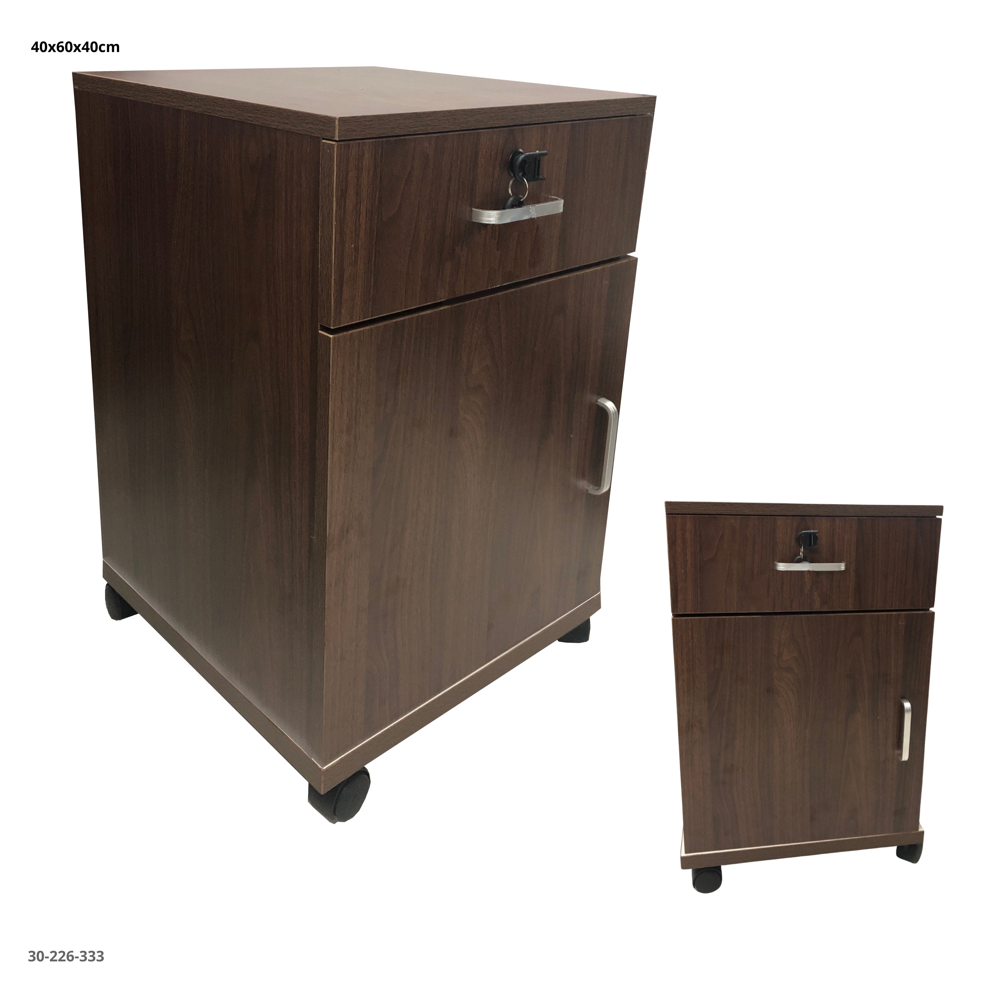 GABINETE DE OFICINA 2 GAVETAS 40*40*60