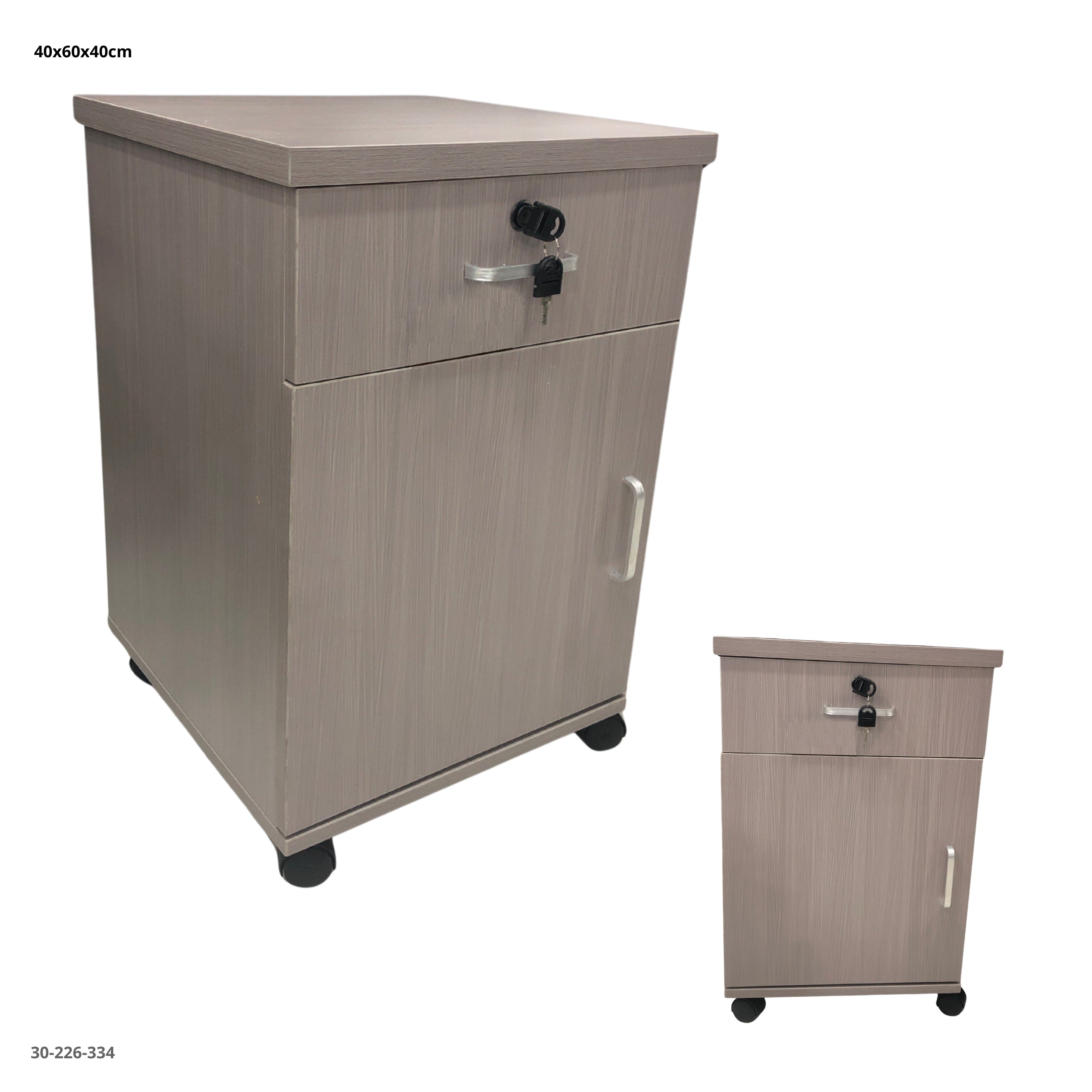 GABINETE DE OFICINA 2 GAVETAS 40*40*60