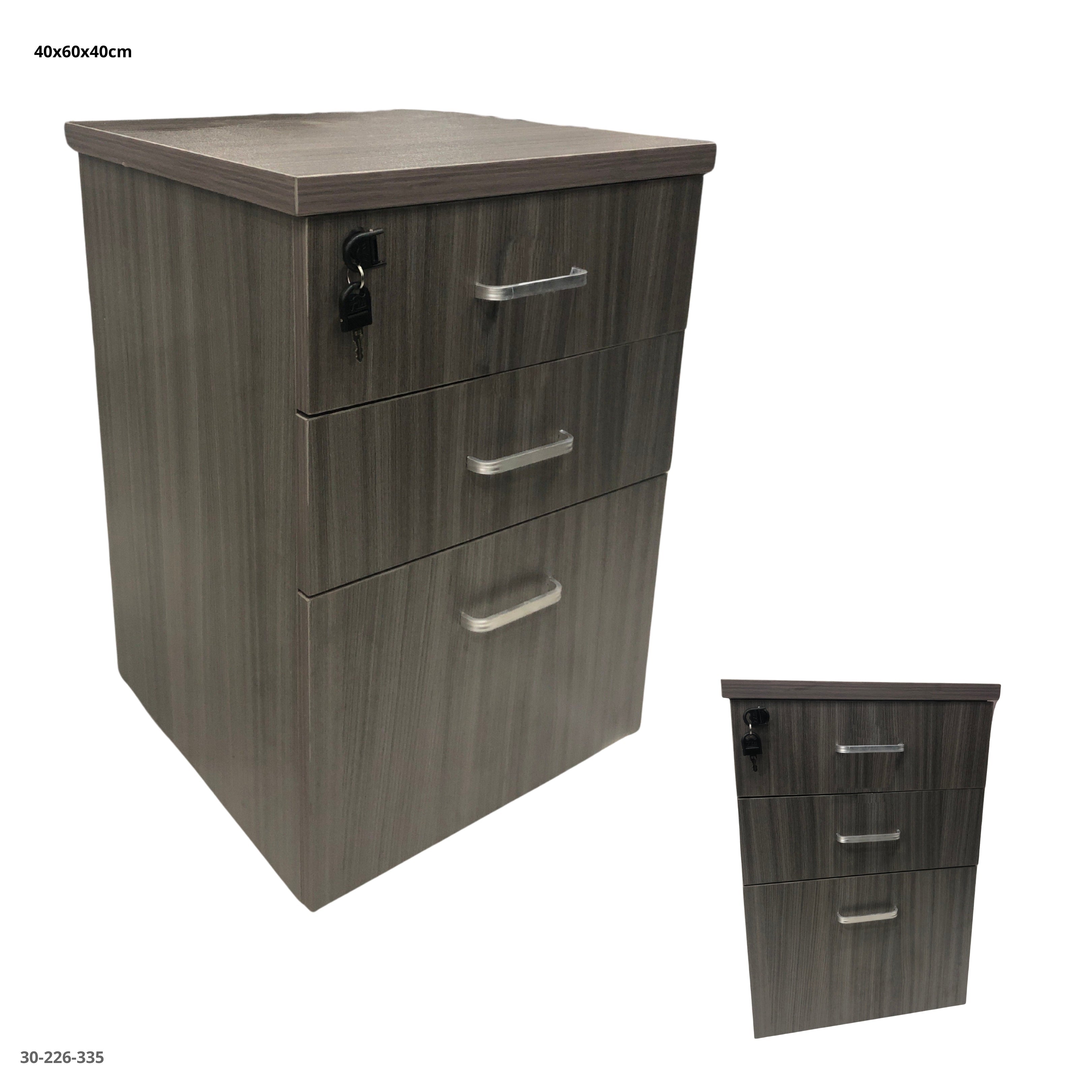 GABINETE DE OFICINA 3 GAVETAS 40*40*60