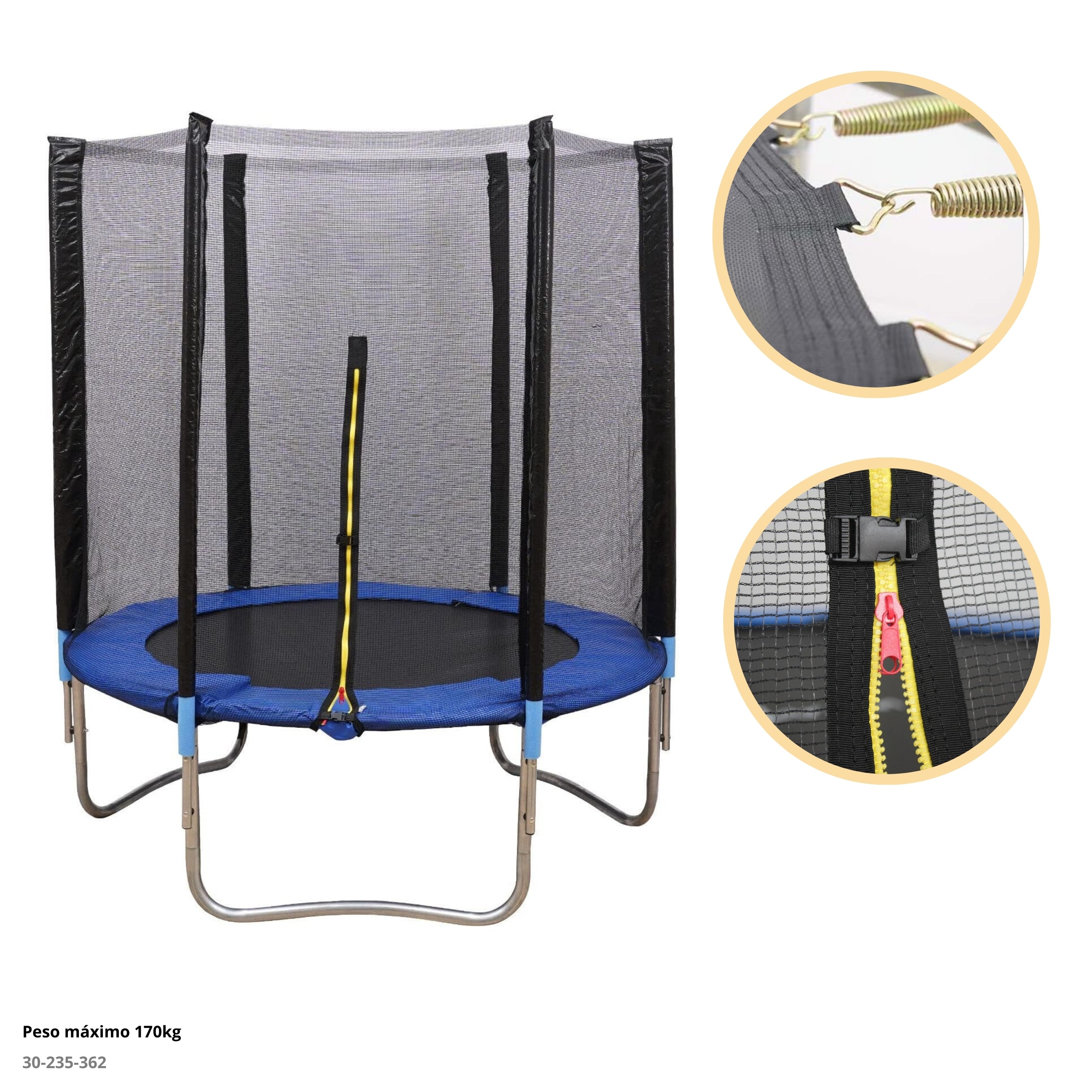 TRAMPOLIN 6' (183cmX200cm ALTO)