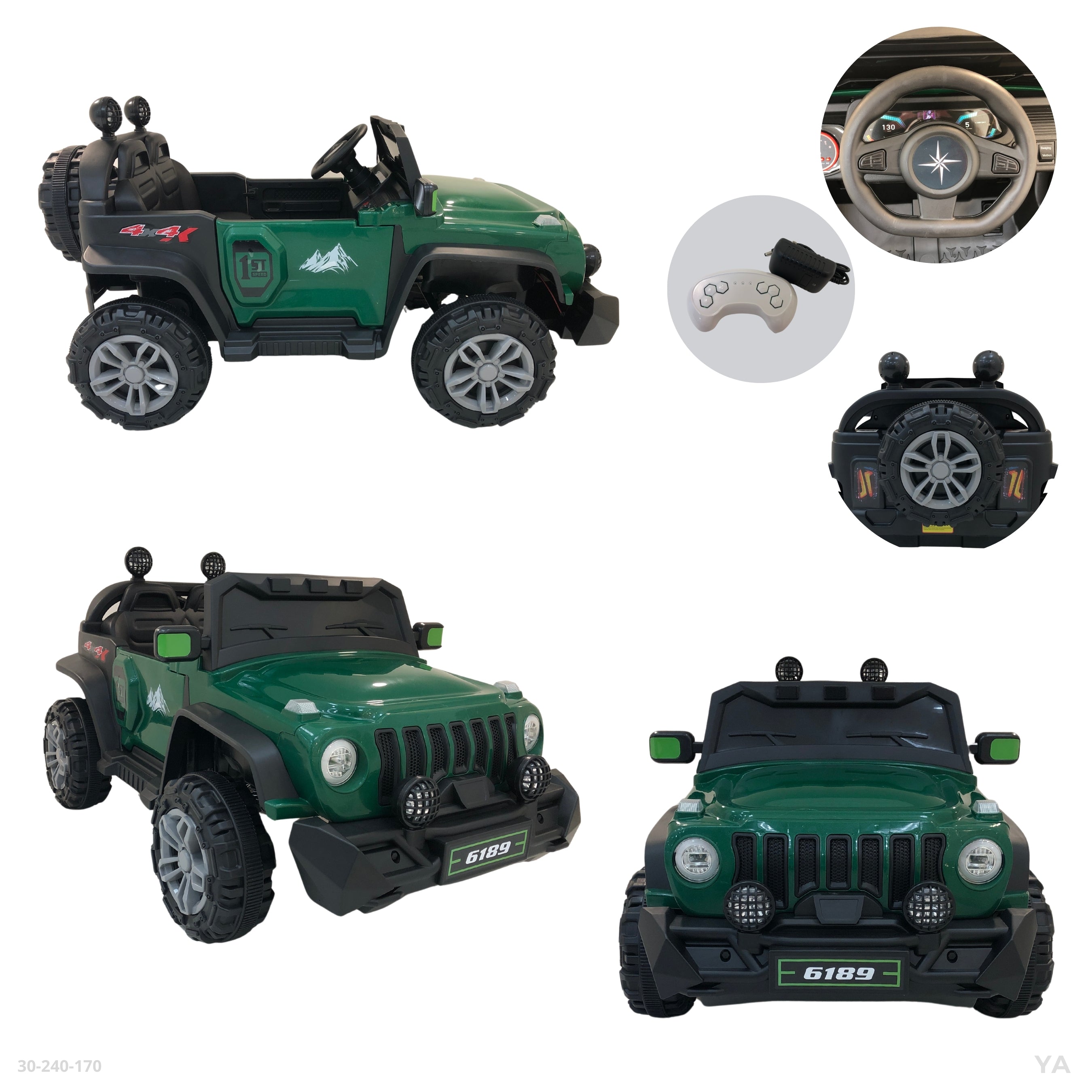 CARRO VERDE TODO TERRENO