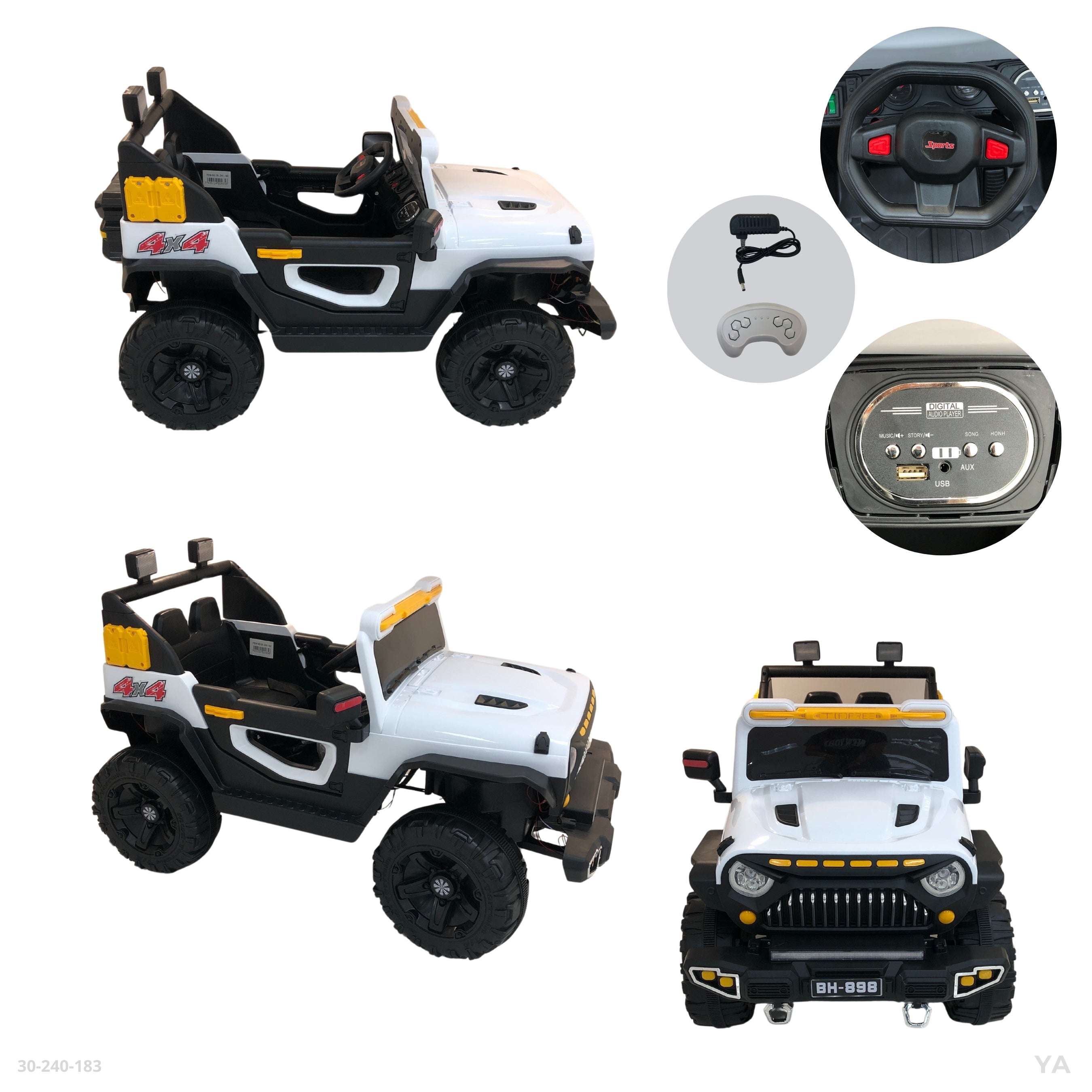 CARRO BLANCO TODO TERRENO