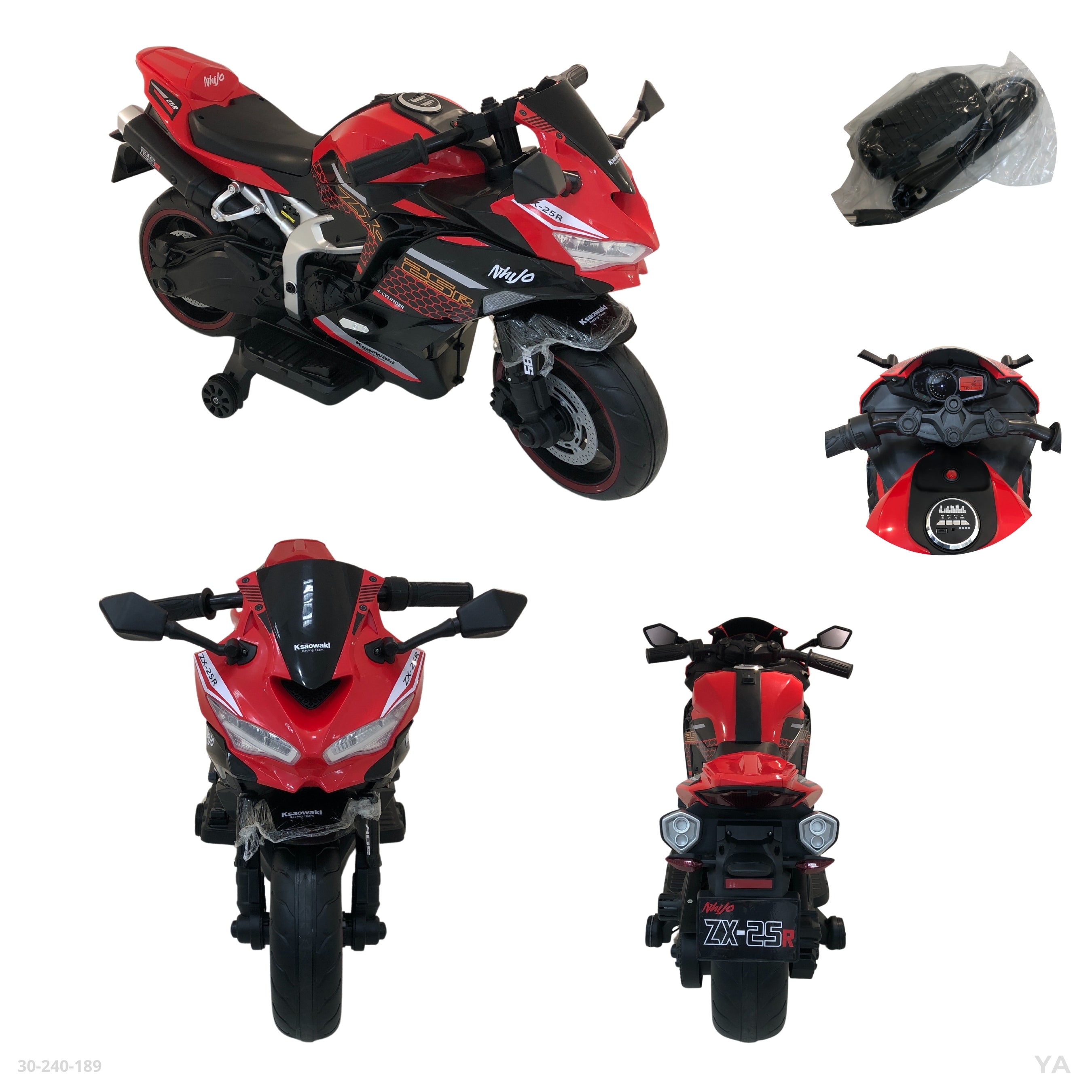 MOTO ROJA NINJA