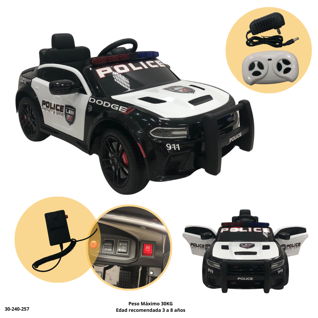 CARRO DE POLICIA PARA NIÑO