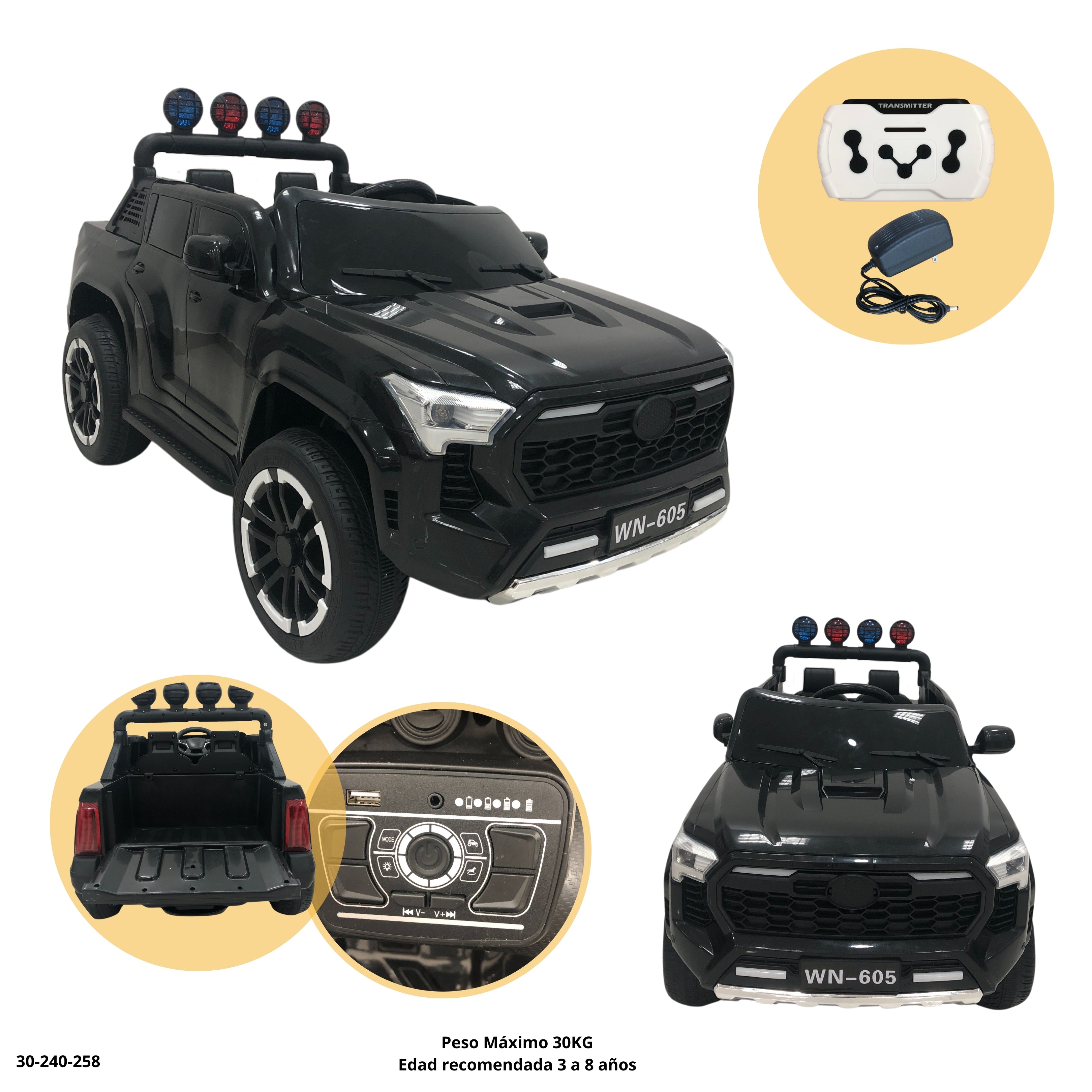 CARRO DE POLICIA PARA NIÑO