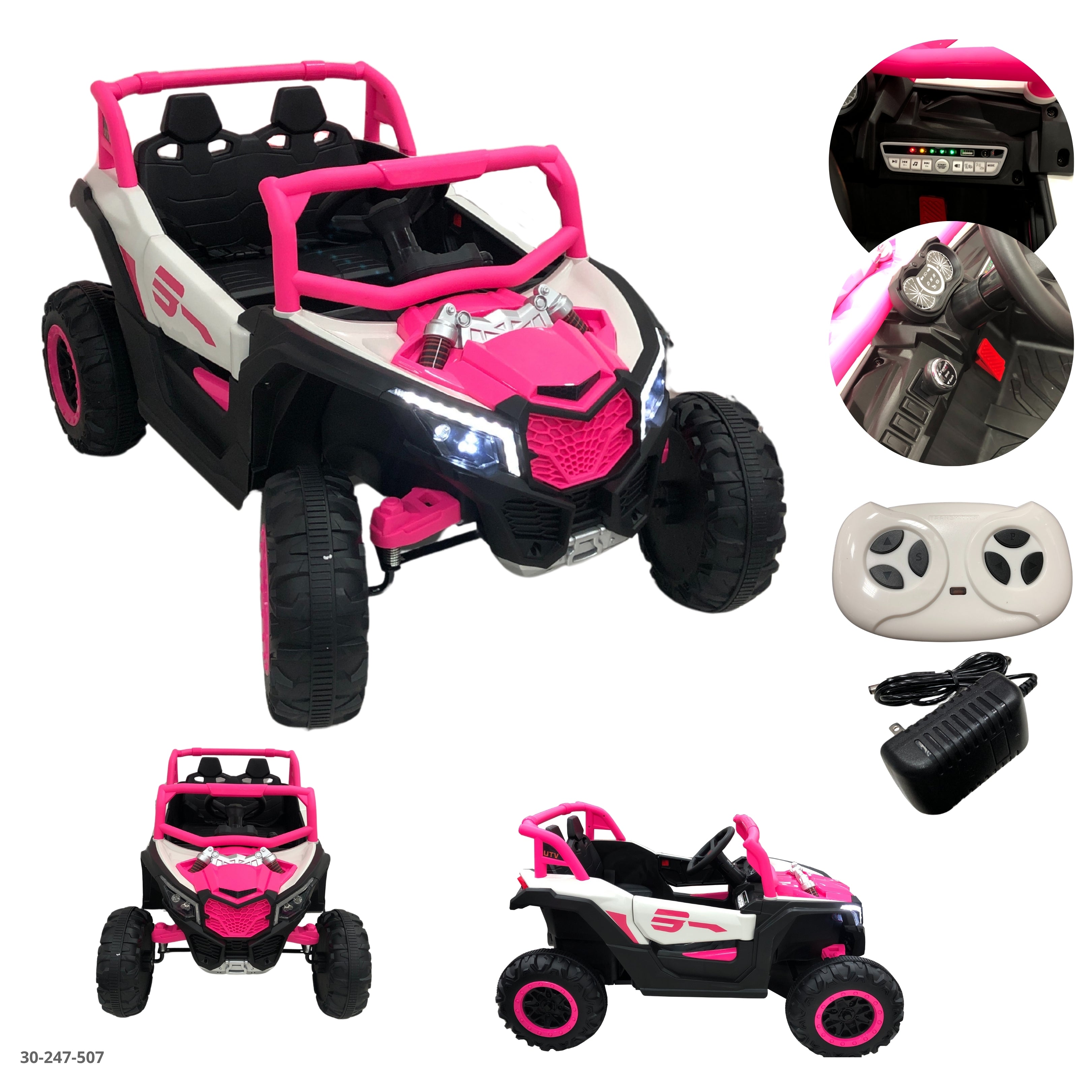 CARRO ROSADO DE NIÑA