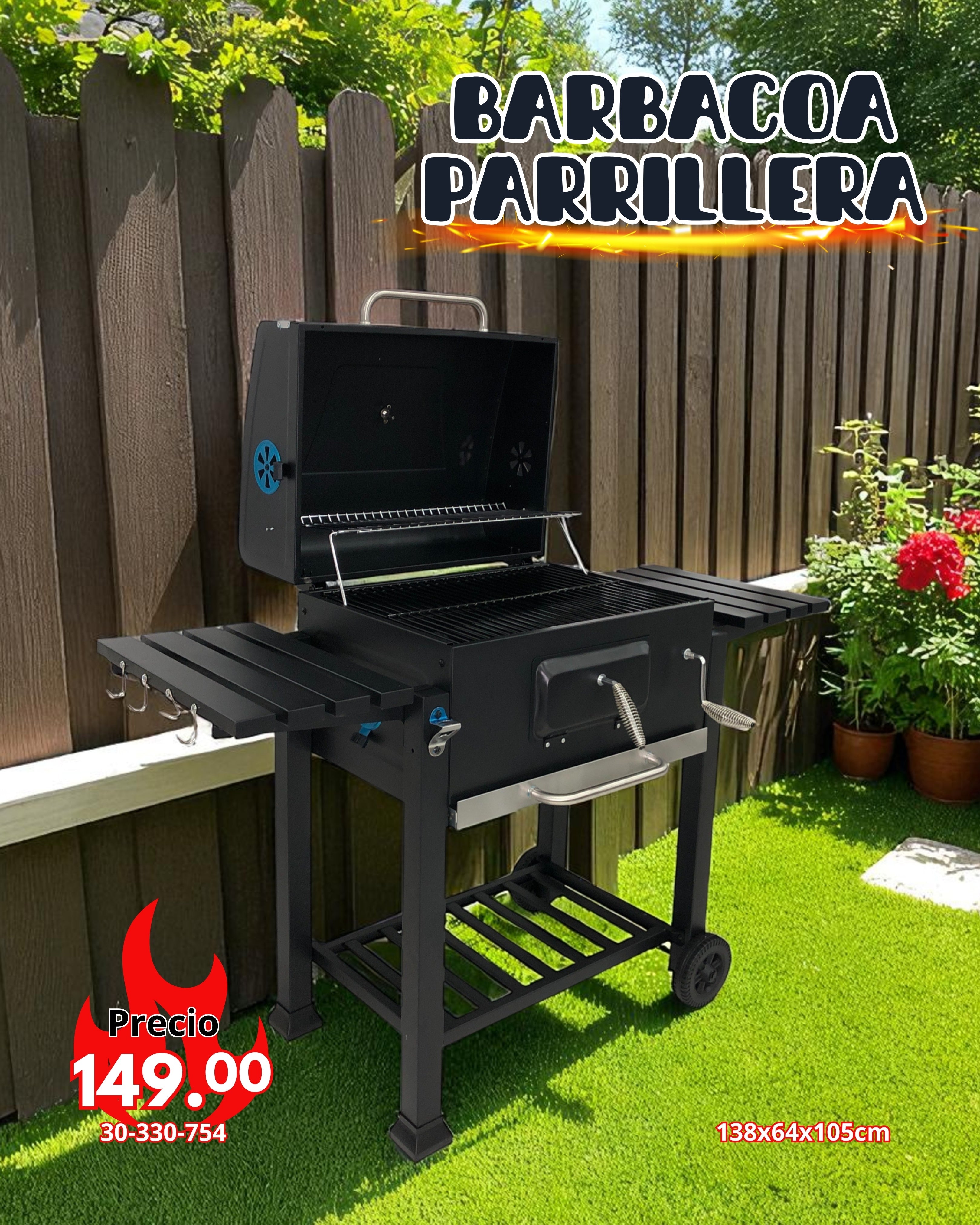 BARBACOA 138*64*105
