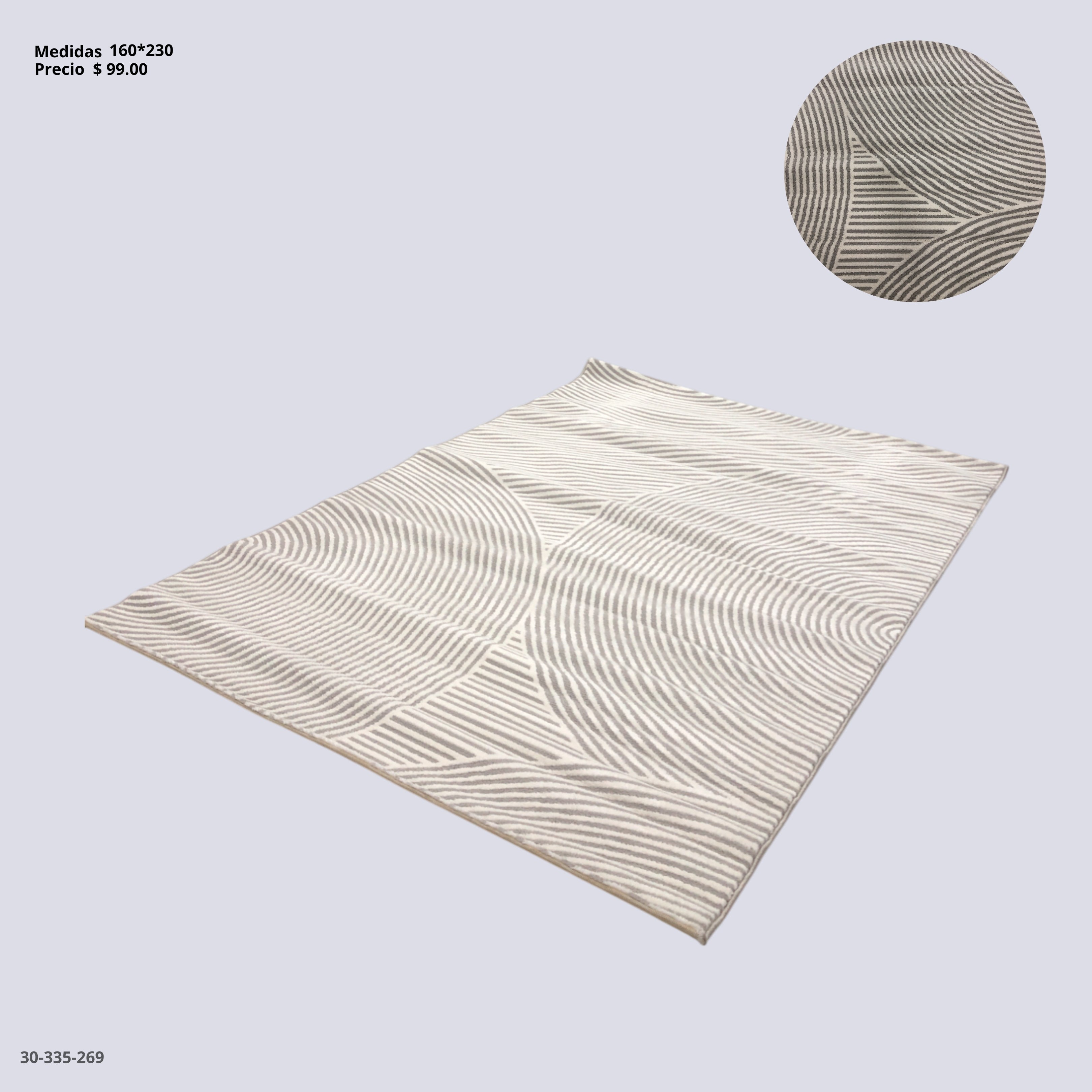 ALFOMBRA DE HOGAR 160*230 CM ESTILO 20