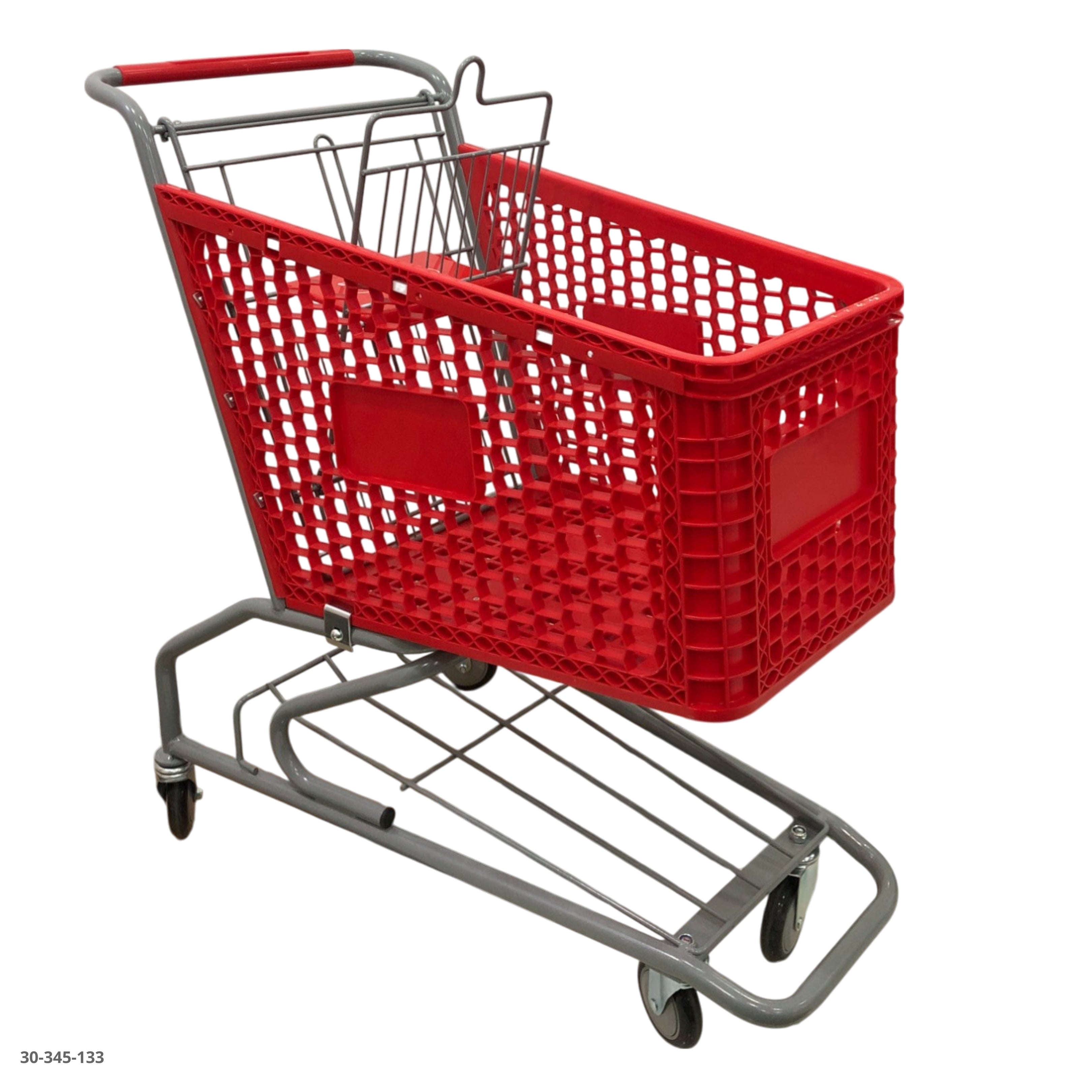 CARRETILLA DE SUPER ROJA PLASTICA 90*51*97cm