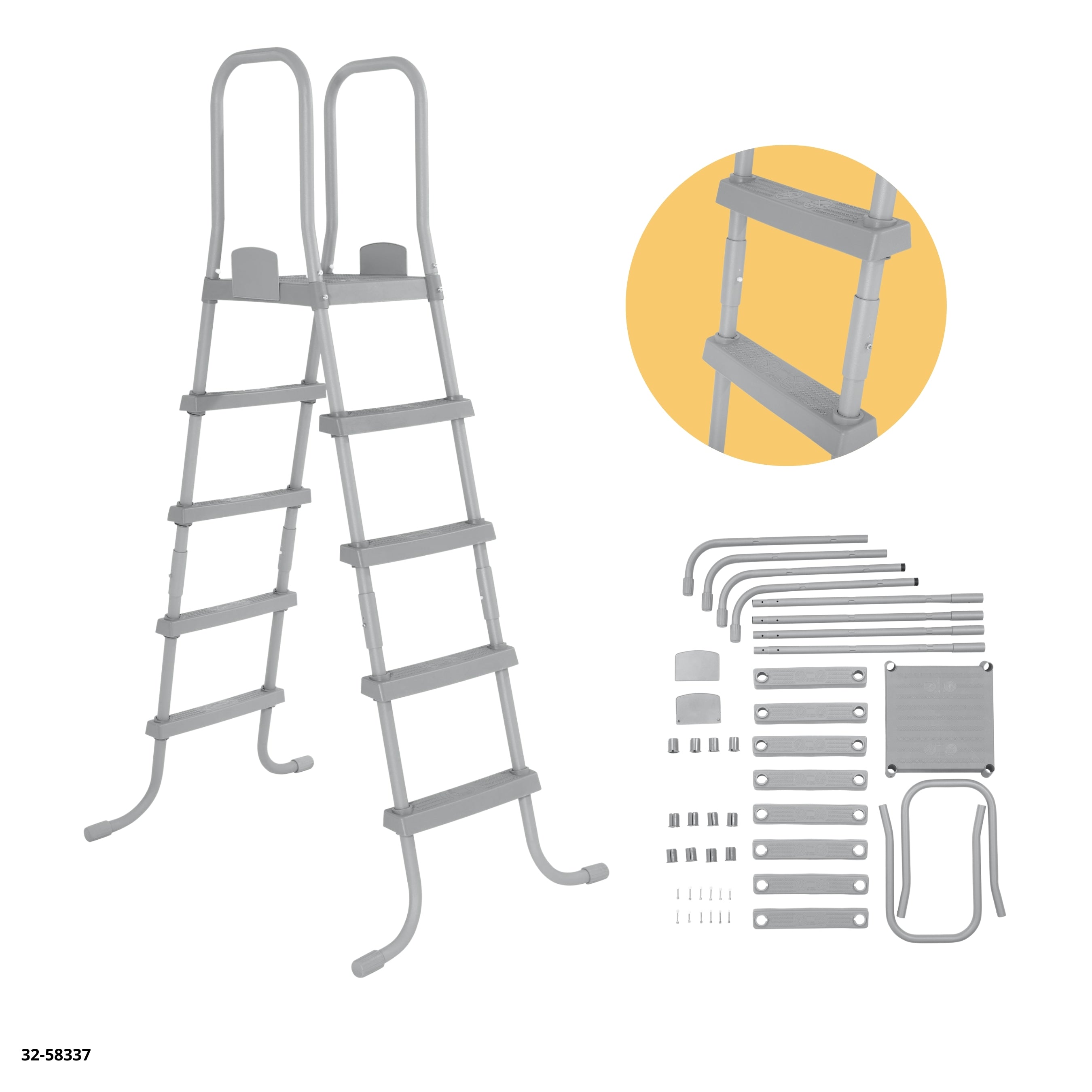 ESCALERA PARA PISCINA 52"