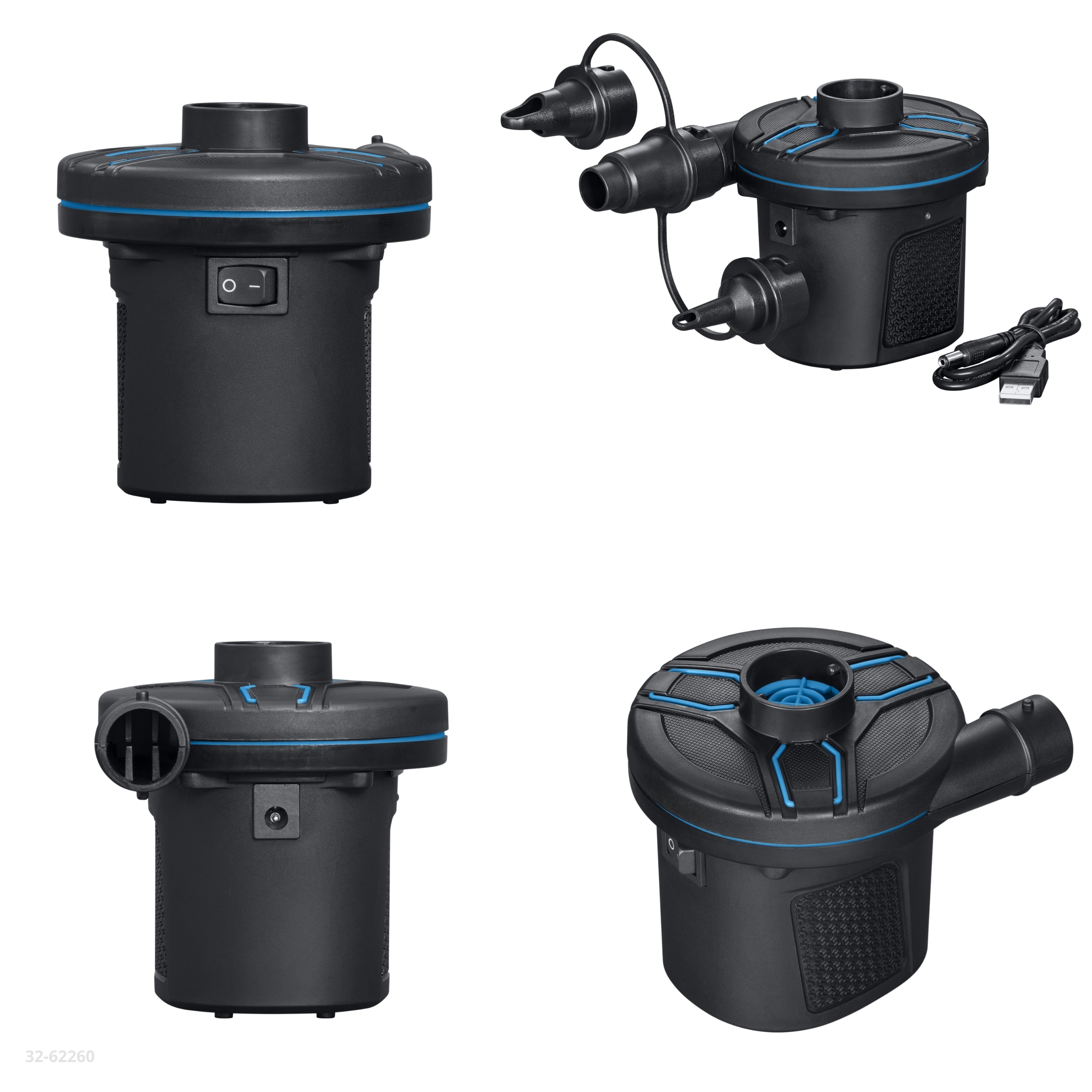 BOMBA DE AIRE ELECTRICA RECARGABLE