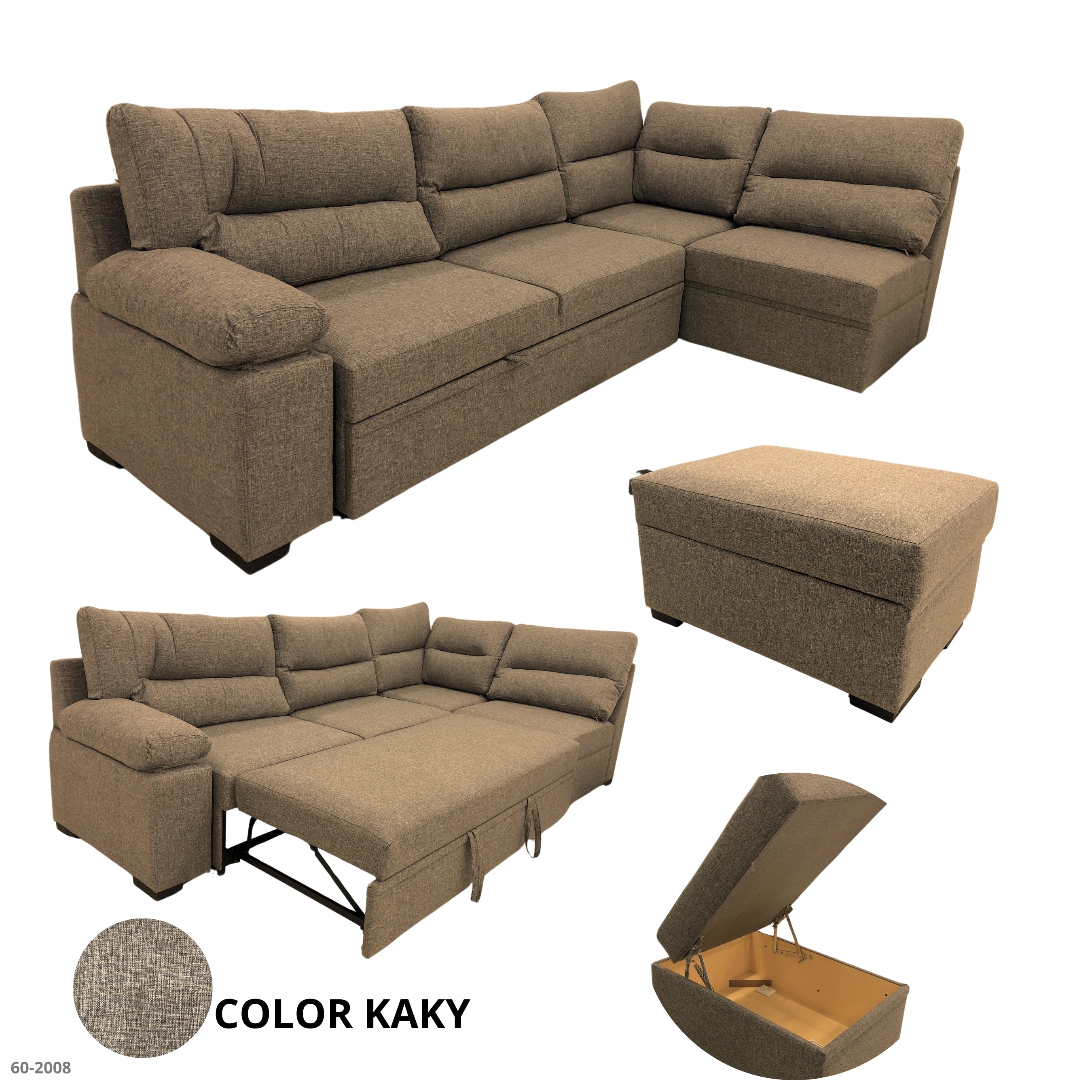 JGO SOFA CAMA L SEVILLA PRIME GRANDE KAKY