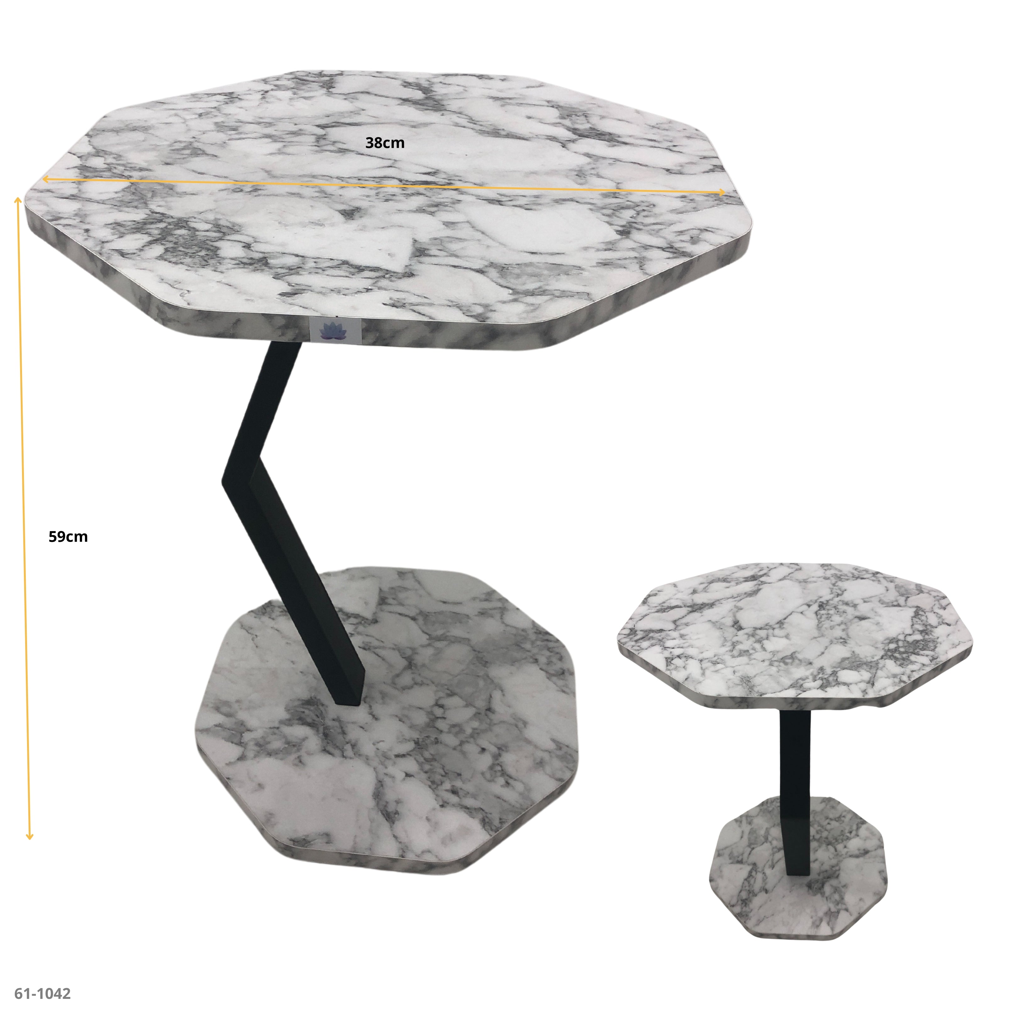 MESITA DE CAFÉ PERSONAL CARRARA