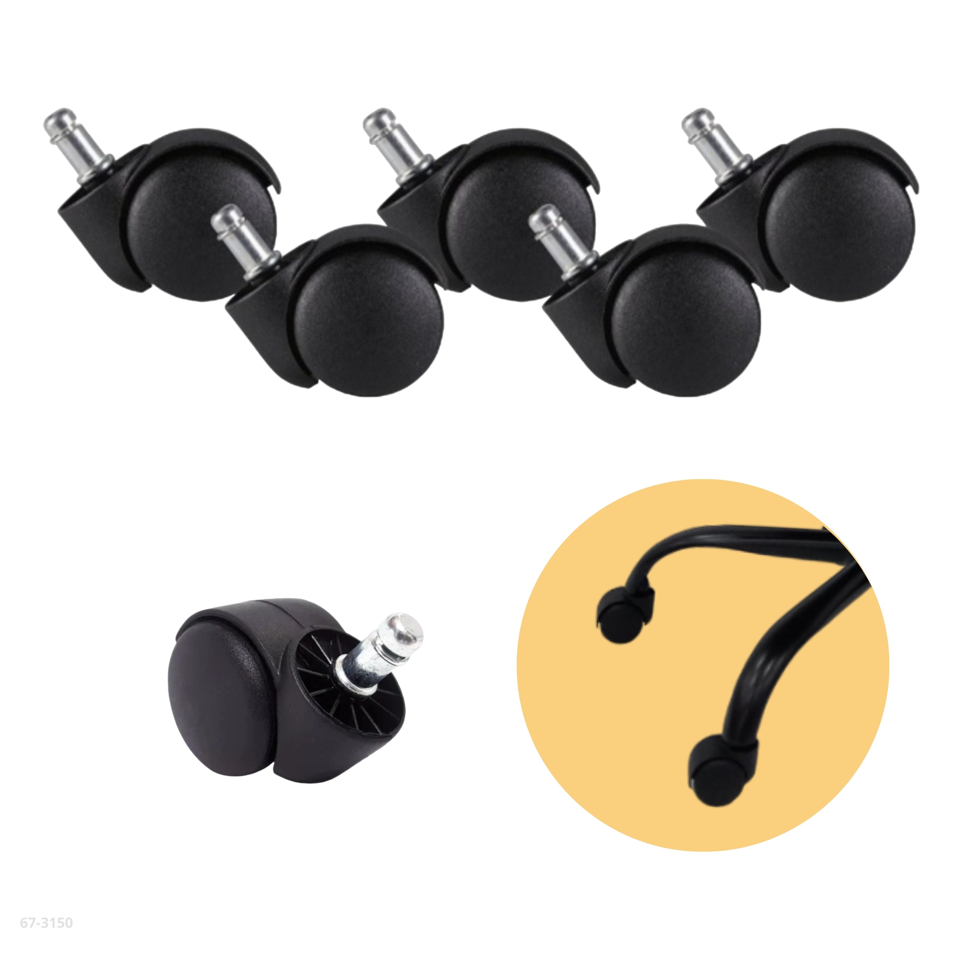 RUEDA SET DE 5 PZA DE RESPUESTO