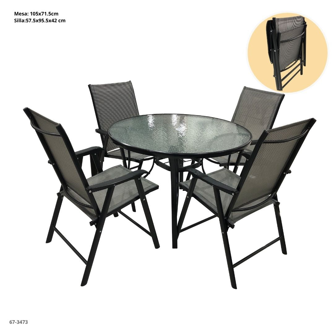 JUEGO DE MESA+4 SILLAS