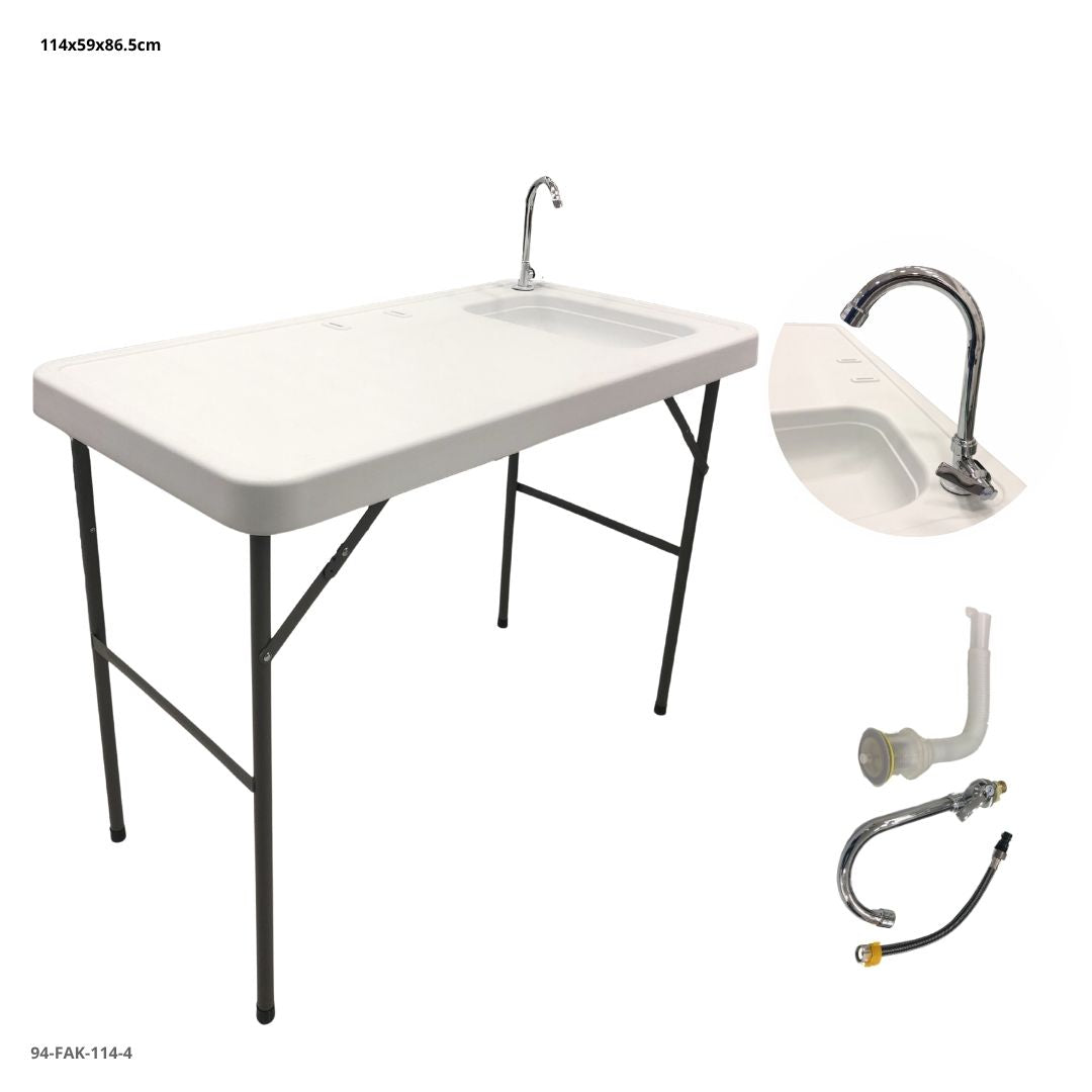MESA CON FREGADOR COMPLETO 114X59X86.5 94-FAK-114