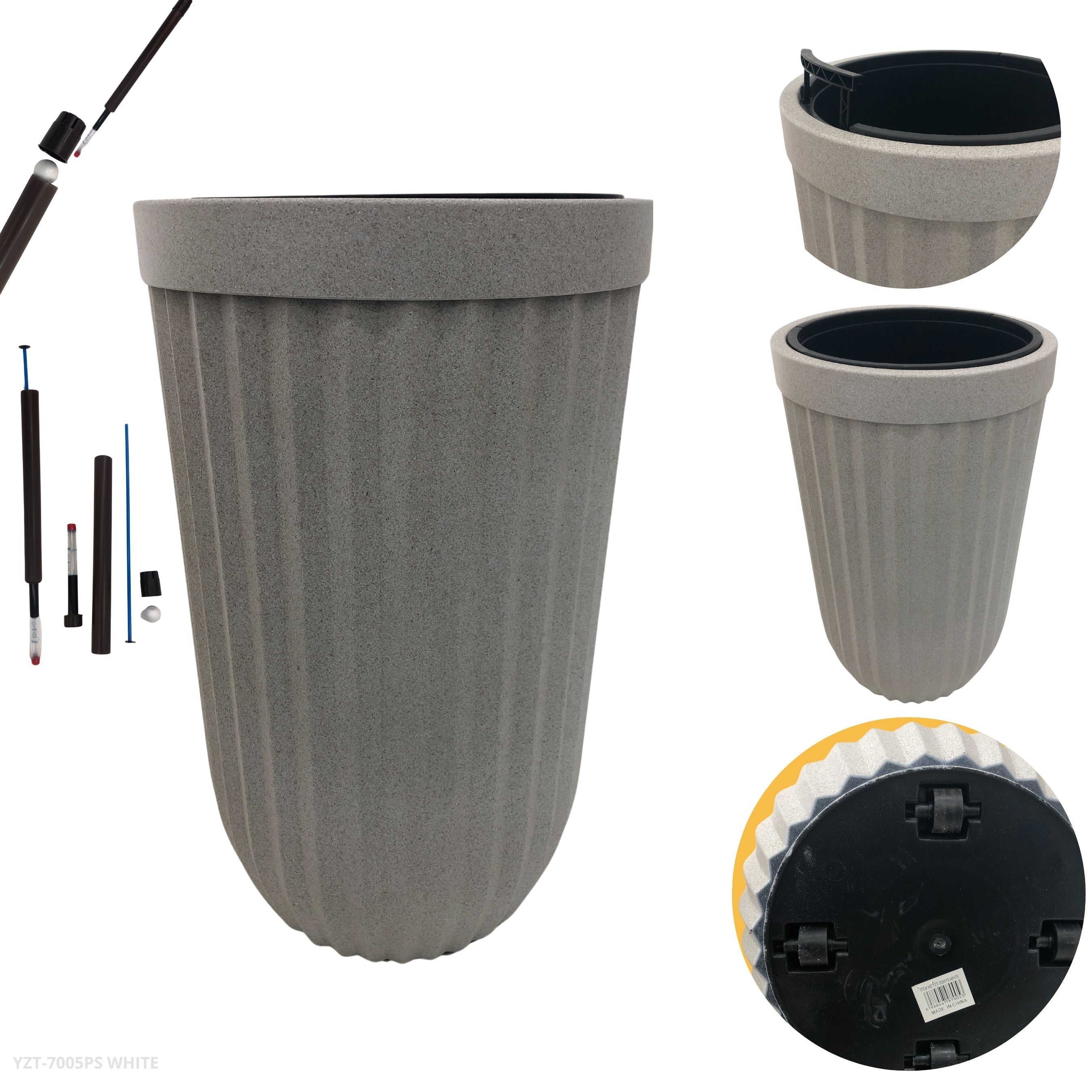 MACETERO BLANCO 35*59CM