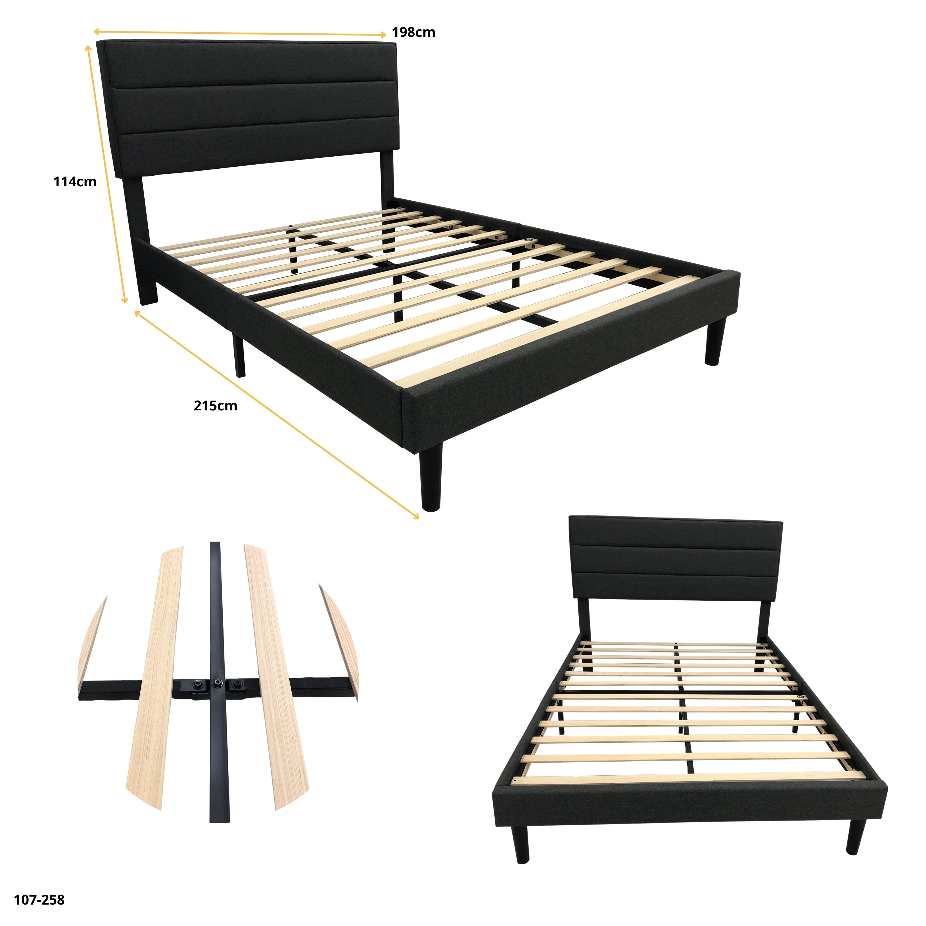 CAMA KING DARK GREY