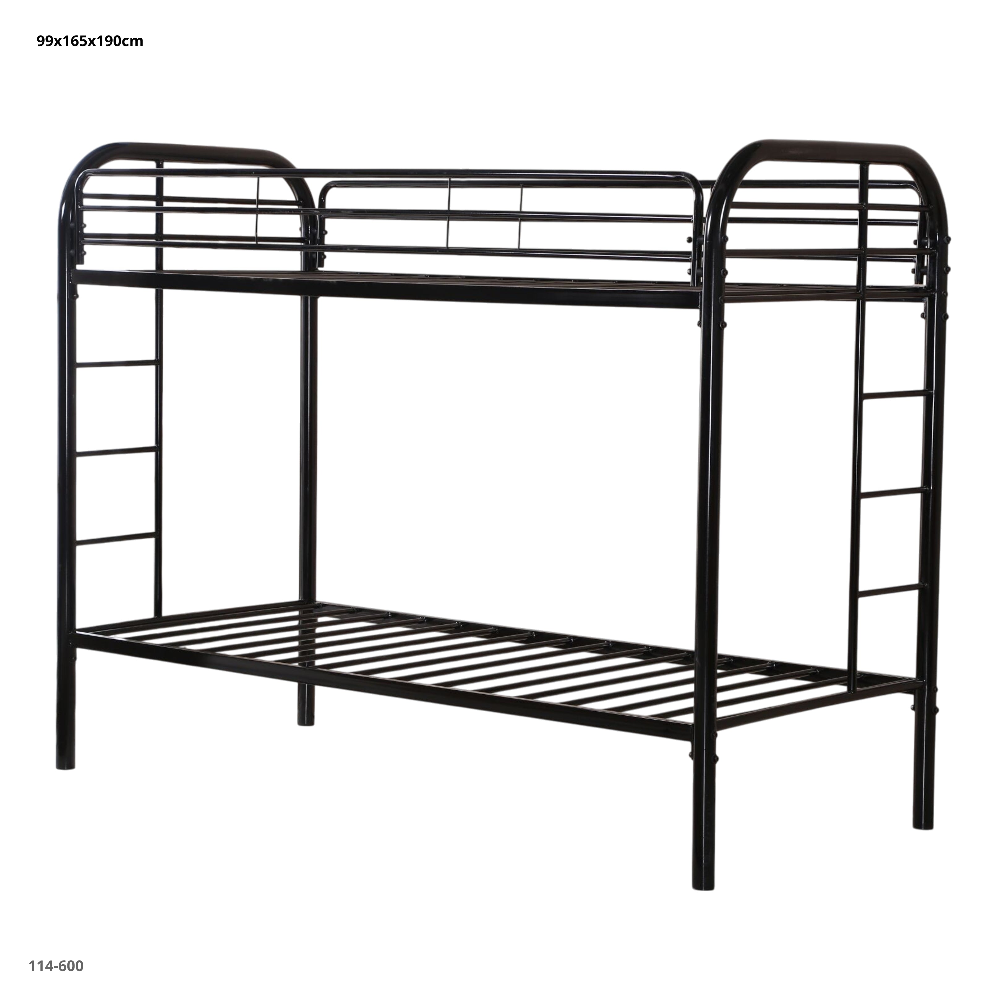 CAMAROTE TWIN /TWIN DE METAL NEGRO
